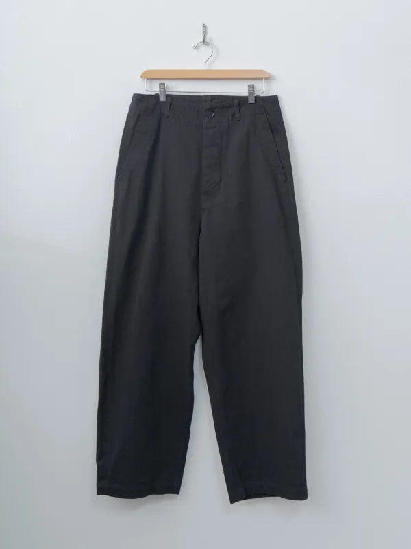 Cotton Drill Wide Pants - Black made by Kaptain Sunshine