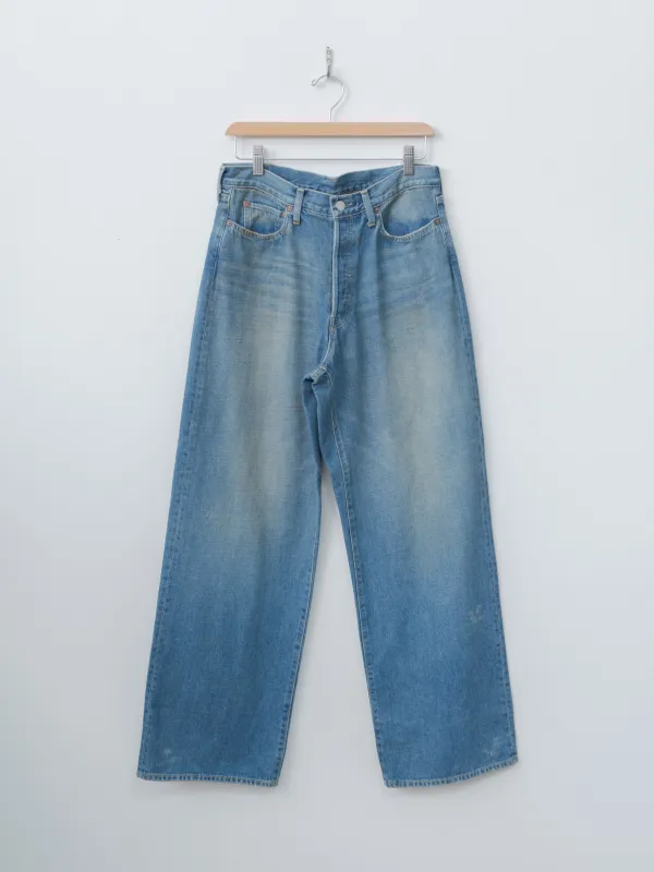 Loose Denim Jeans - Indigo made by ssstein