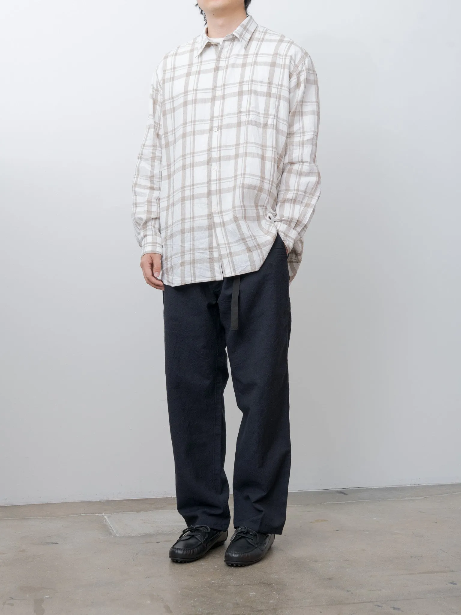 N.O.Un Beltless Pants - Charcoal sold by Namu Shop product image thumbnail 5