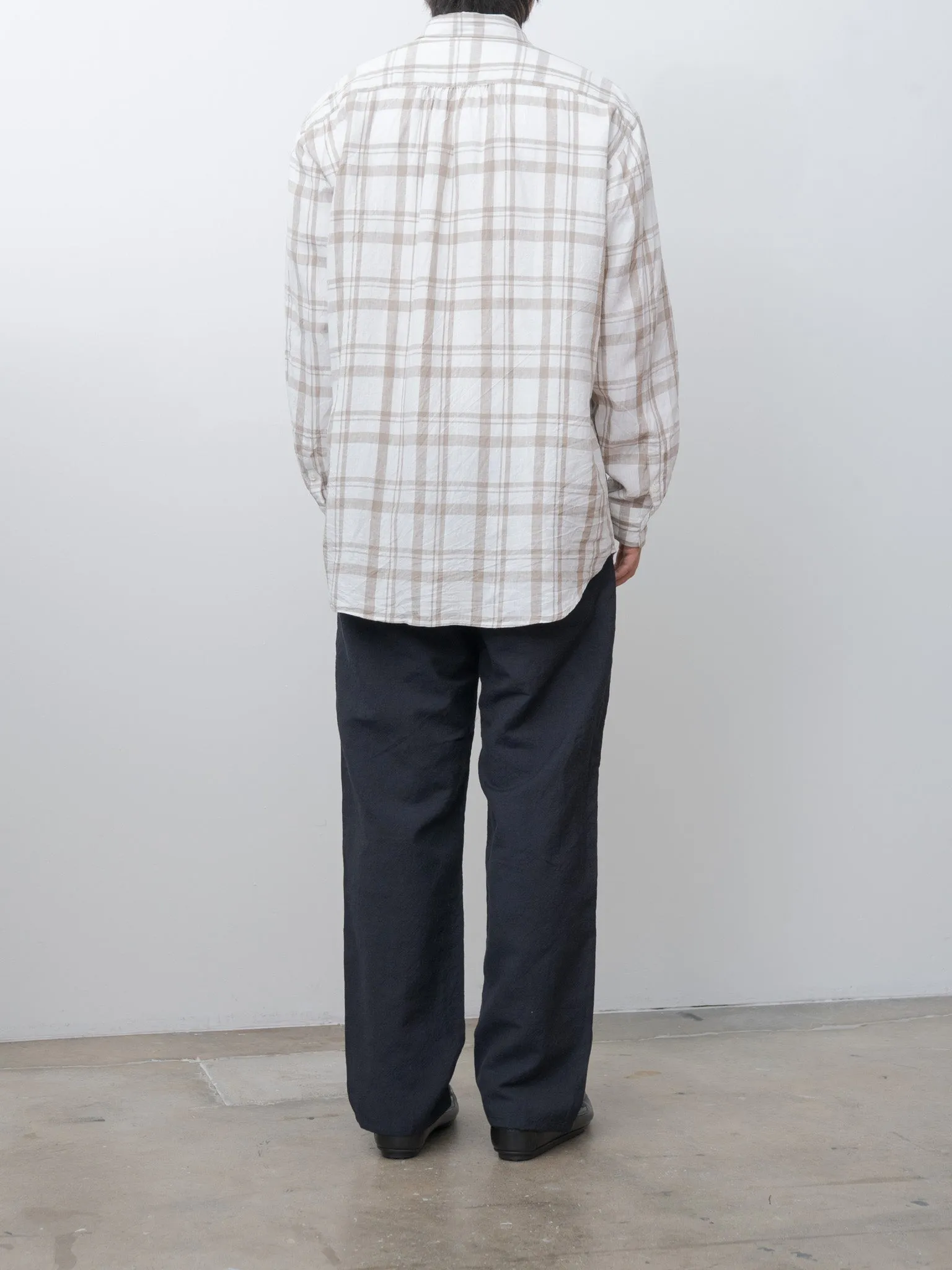 B/S Shirt - Beige Check sold by Namu Shop product image thumbnail 3