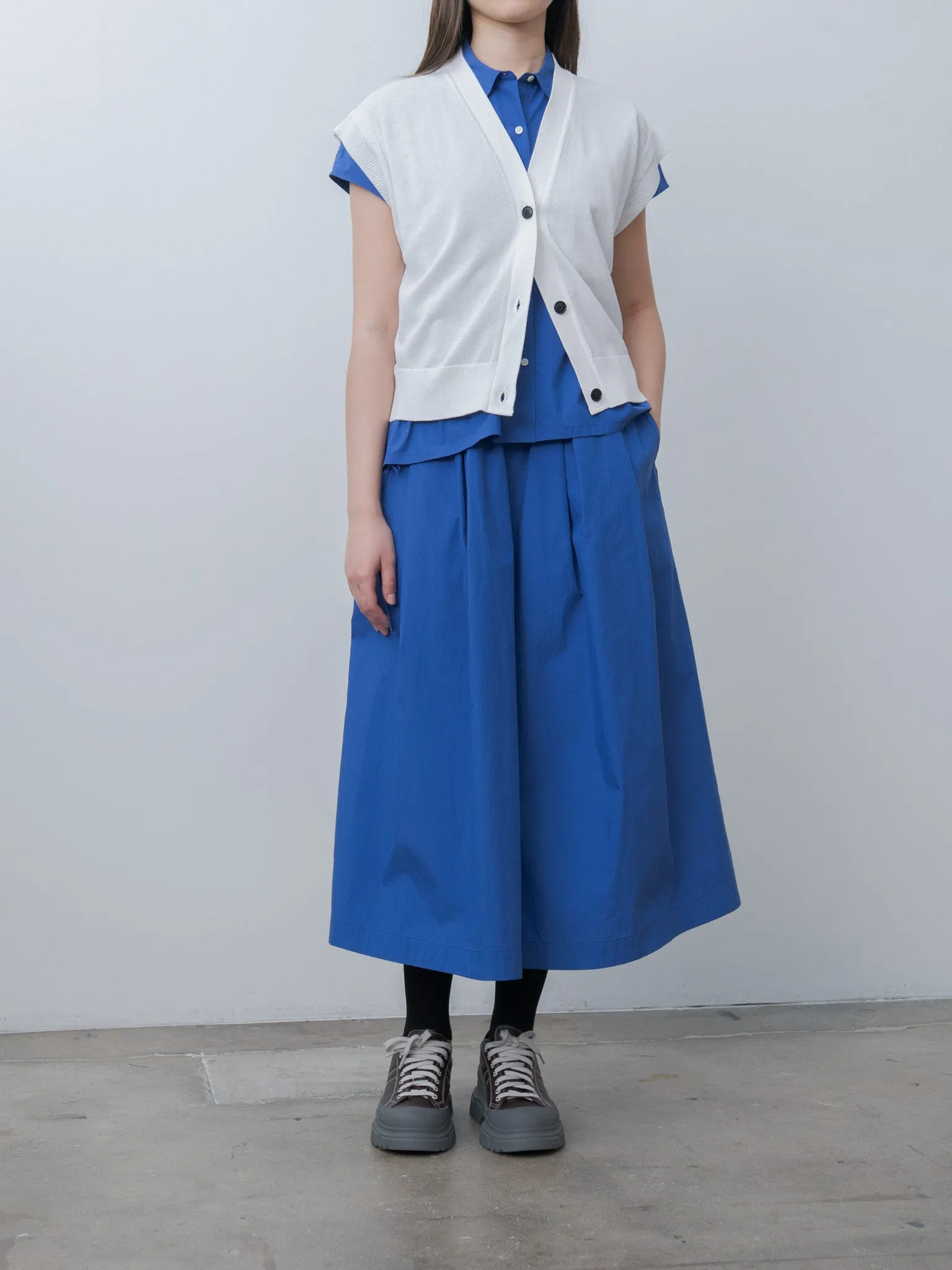 WIND Knit Vest - White sold by Namu Shop product image thumbnail 2