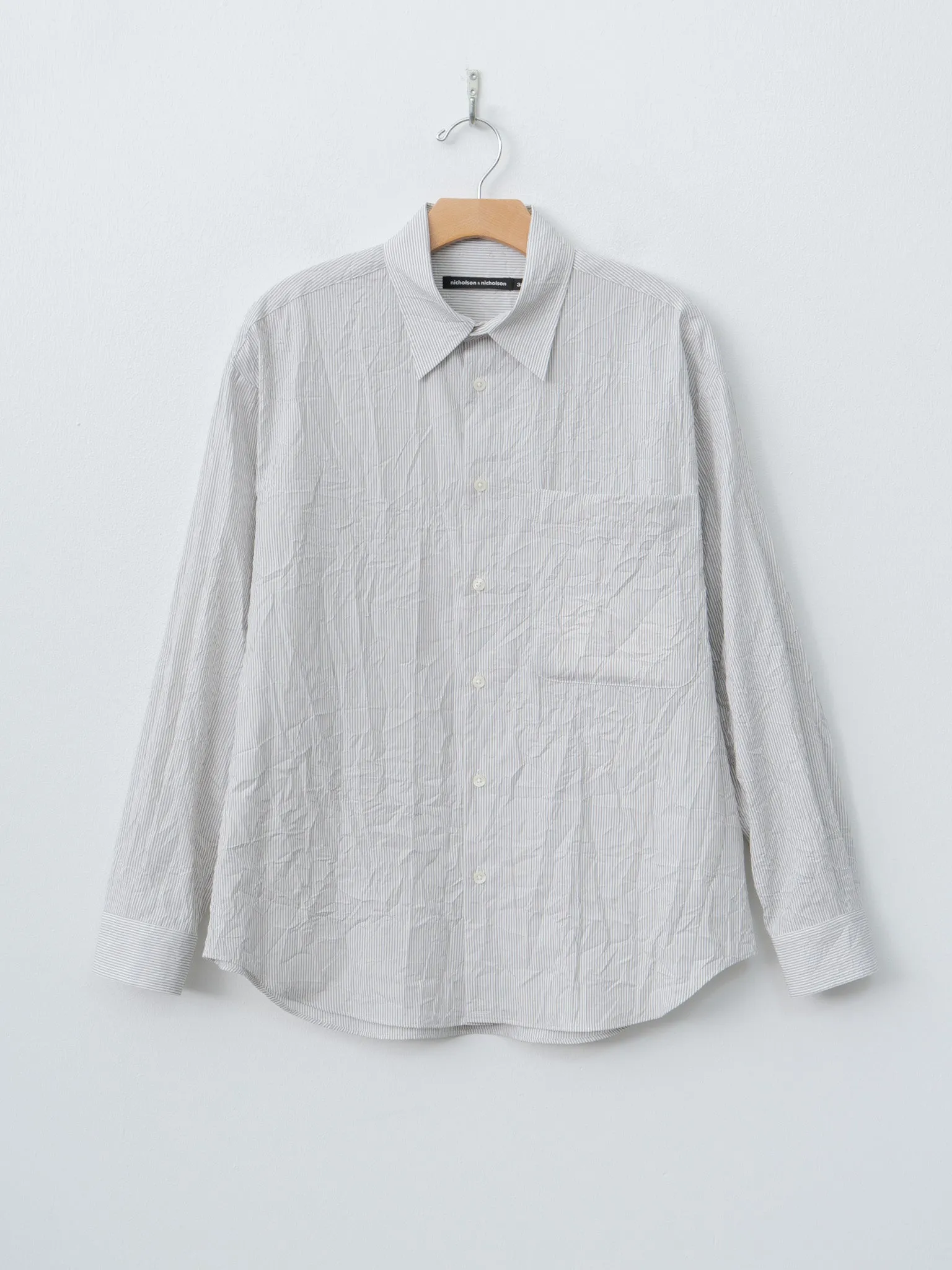 CLEA-CC Shirt - Gray Stripe sold by Namu Shop