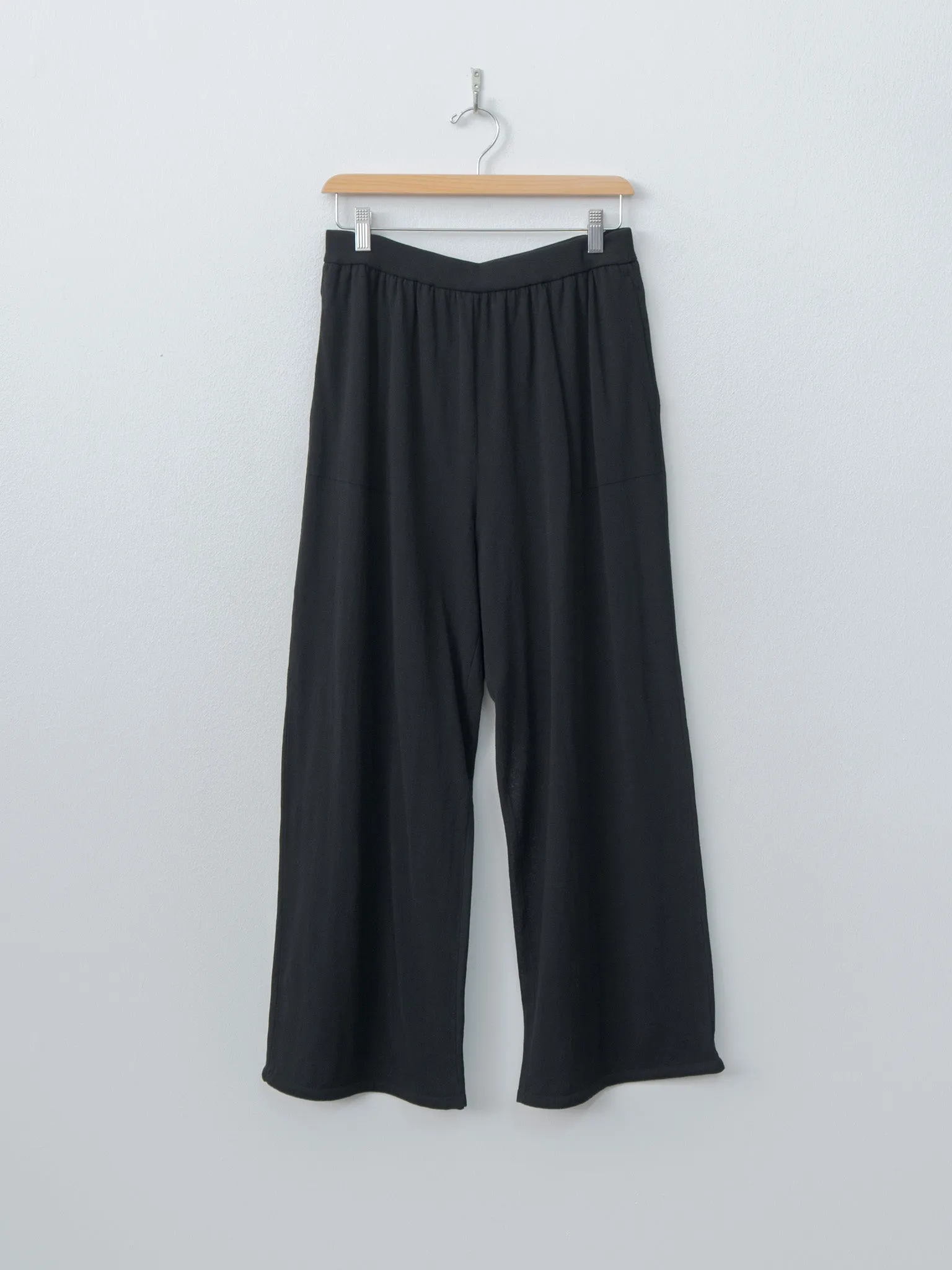 High Twist Cotton Wide Easy Pants - Black sold by Namu Shop