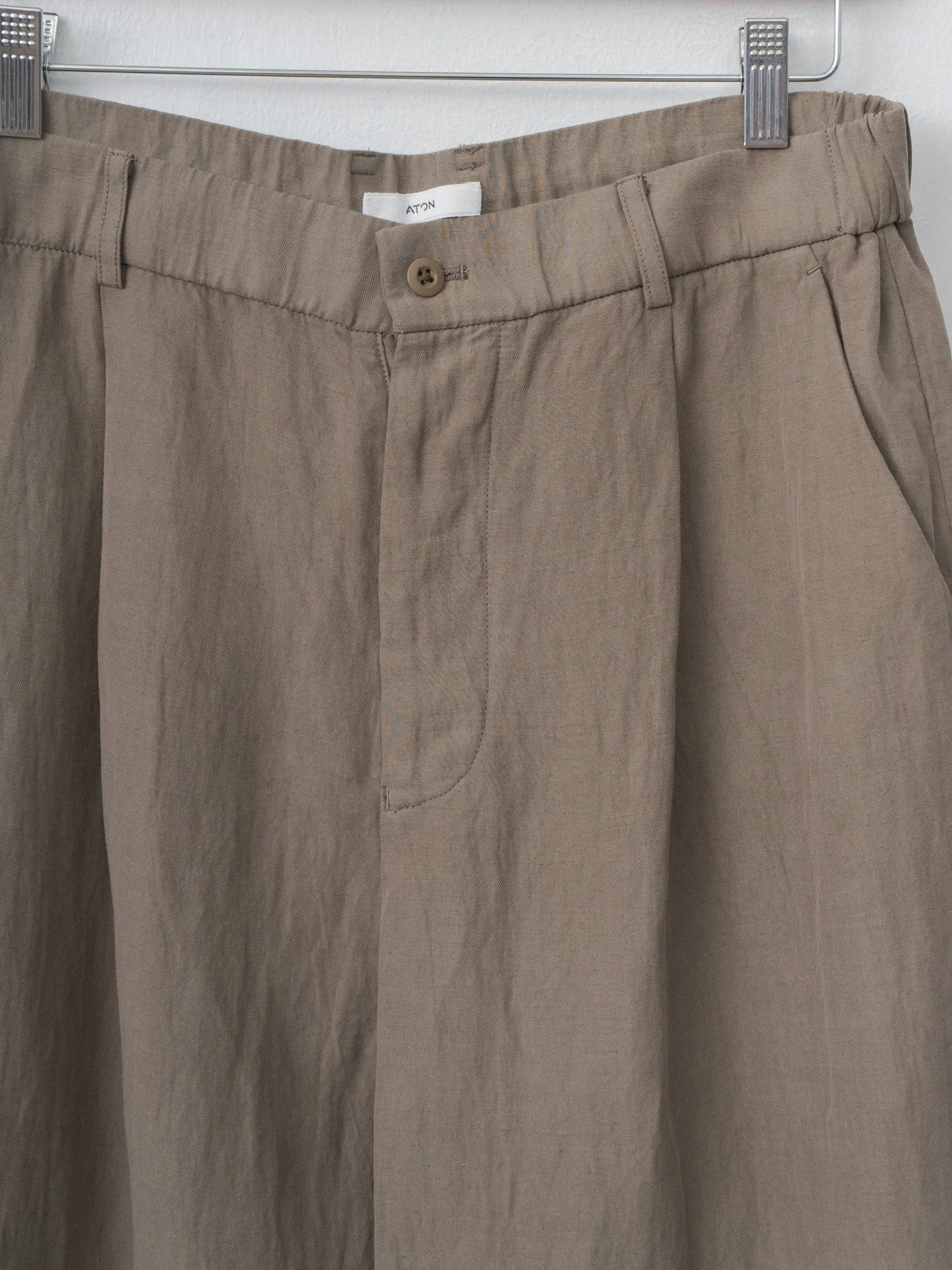 Cotton Linen Voile Loose Fit Pants - Beige sold by Namu Shop product image thumbnail 3