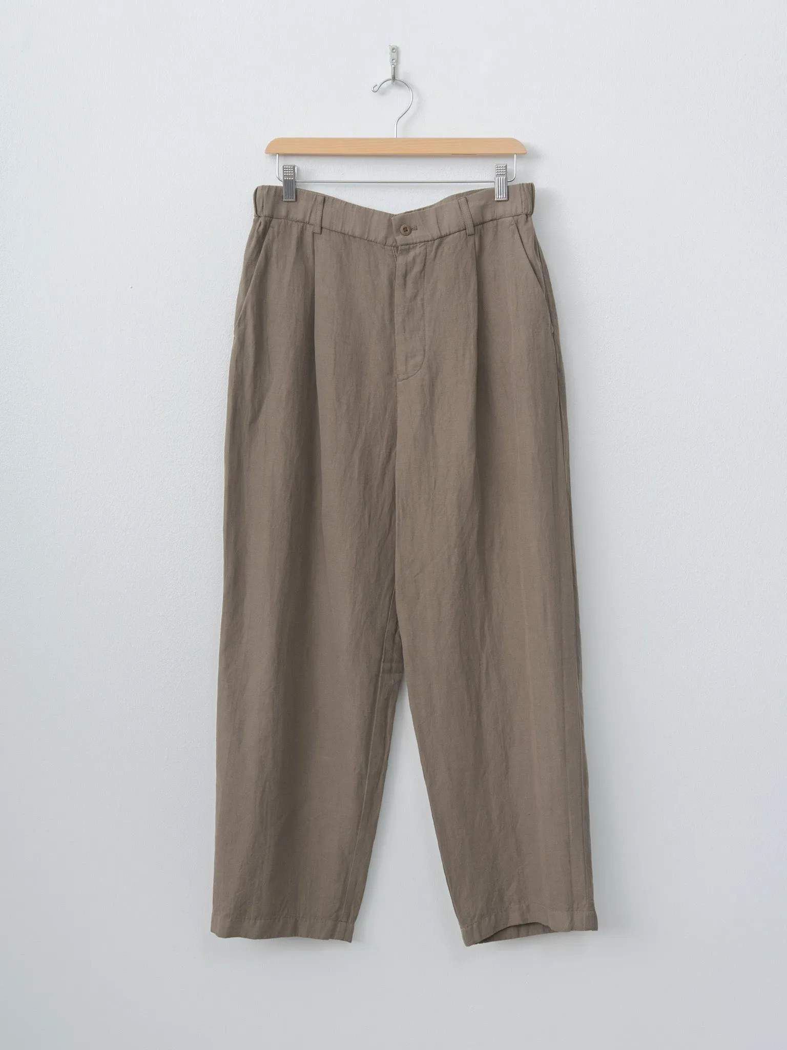Cotton Linen Voile Loose Fit Pants - Beige sold by Namu Shop