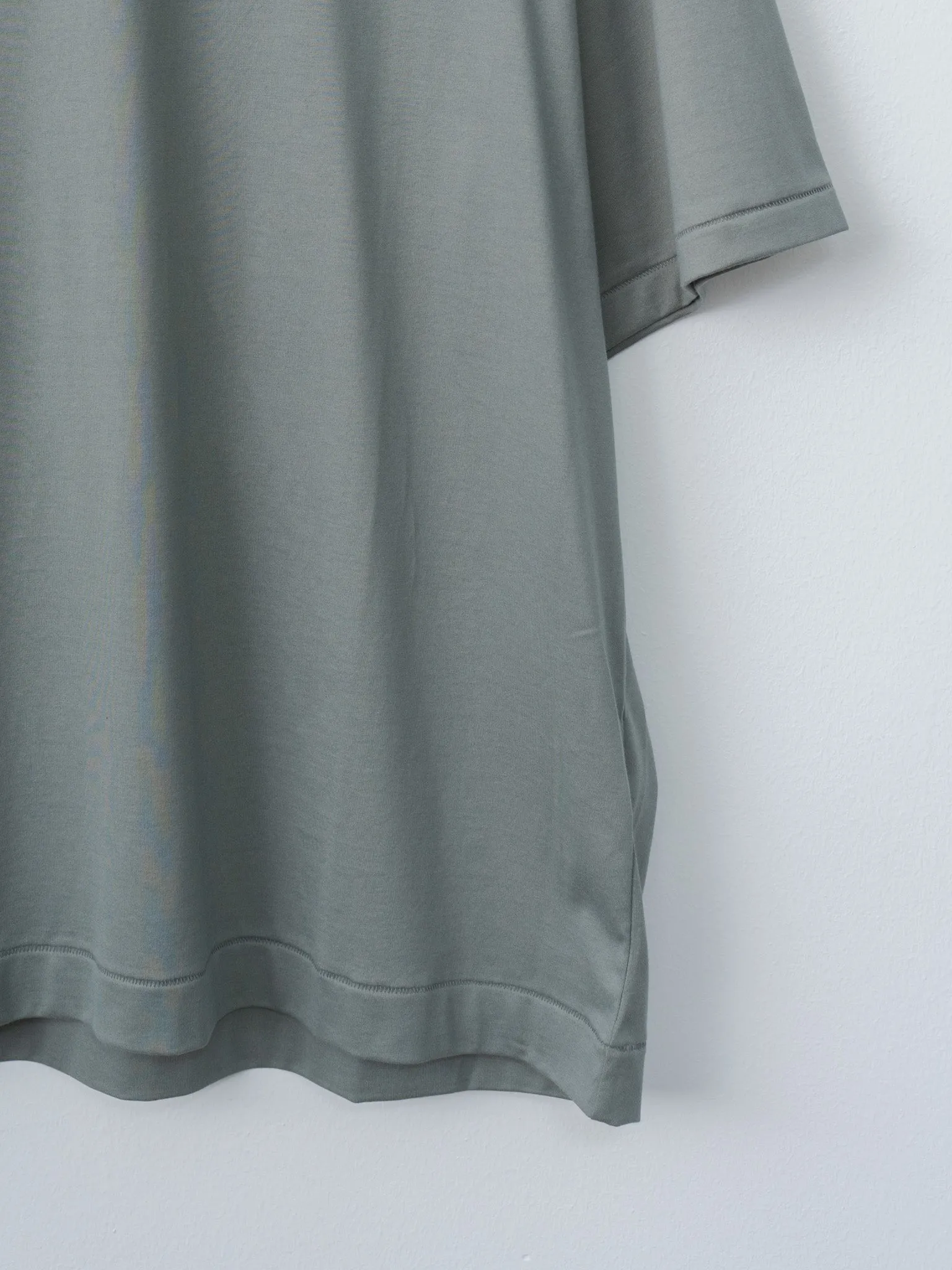 Suvin 60/2 Oversized T-Shirt - Khaki Green sold by Namu Shop product image thumbnail 3