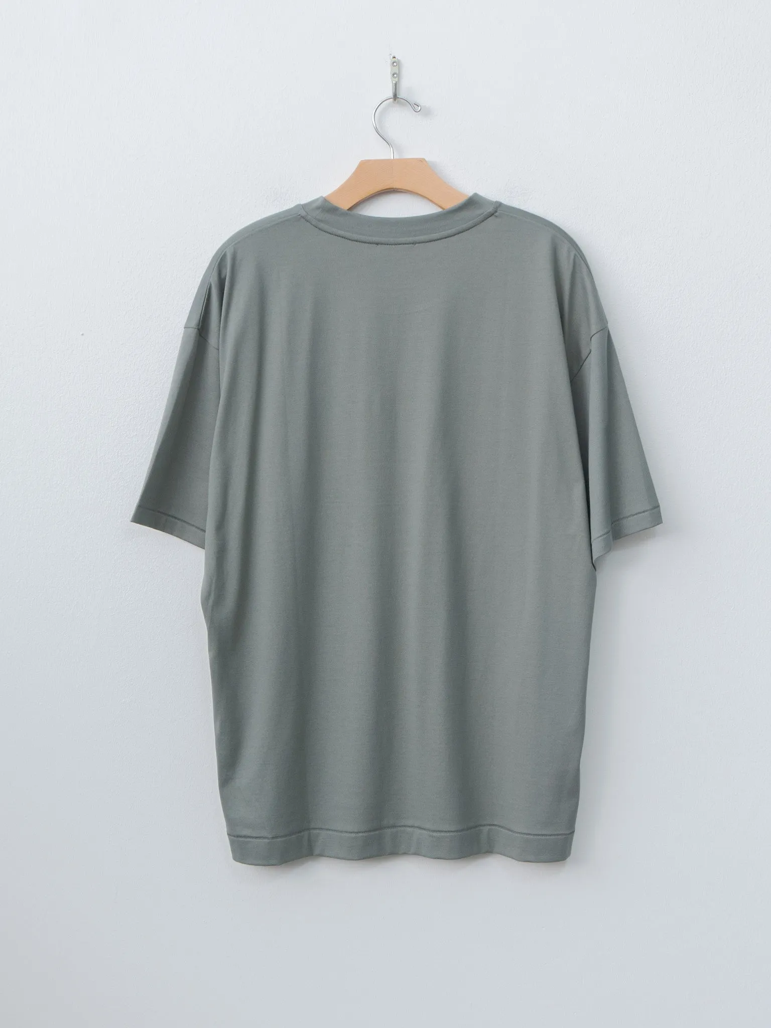 Suvin 60/2 Oversized T-Shirt - Khaki Green sold by Namu Shop product image thumbnail 4