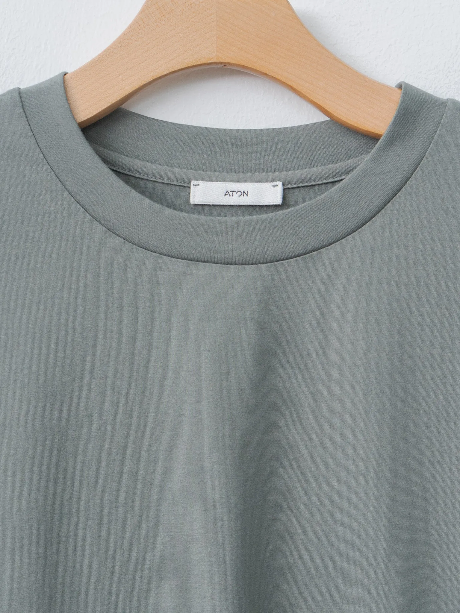 Suvin 60/2 Oversized T-Shirt - Khaki Green sold by Namu Shop product image thumbnail 2