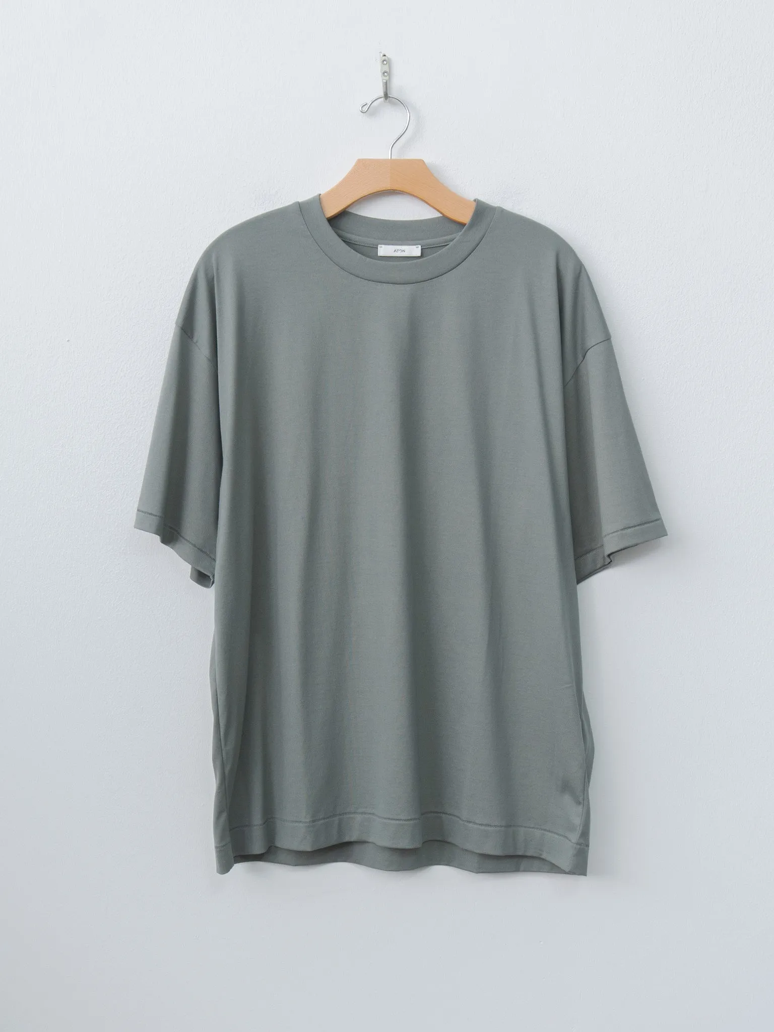 Suvin 60/2 Oversized T-Shirt - Khaki Green sold by Namu Shop