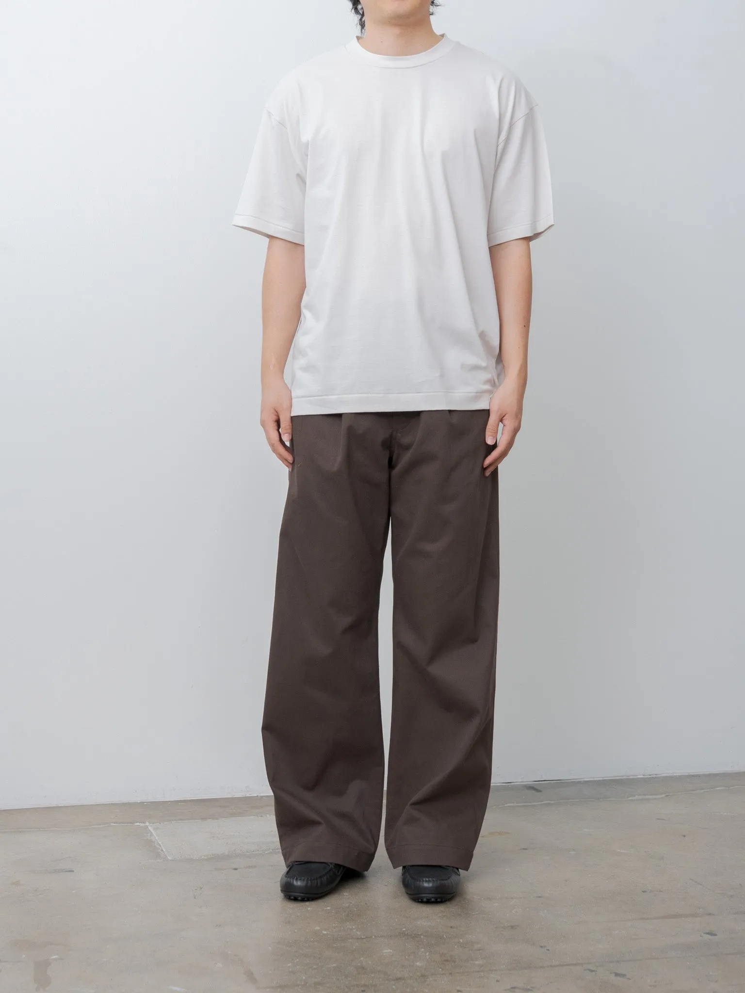 Suvin 60/2 Oversized T-Shirt - Warm White sold by Namu Shop product image thumbnail 3