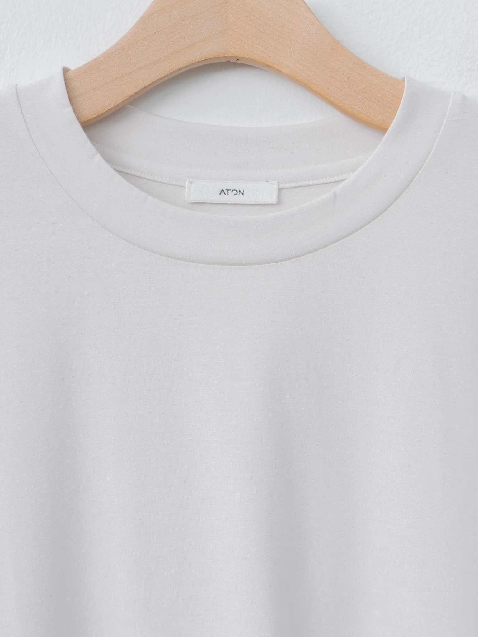 Suvin 60/2 Oversized T-Shirt - Warm White sold by Namu Shop product image thumbnail 2