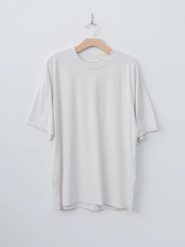 Suvin 60/2 Oversized T-Shirt - Warm White made by ATON