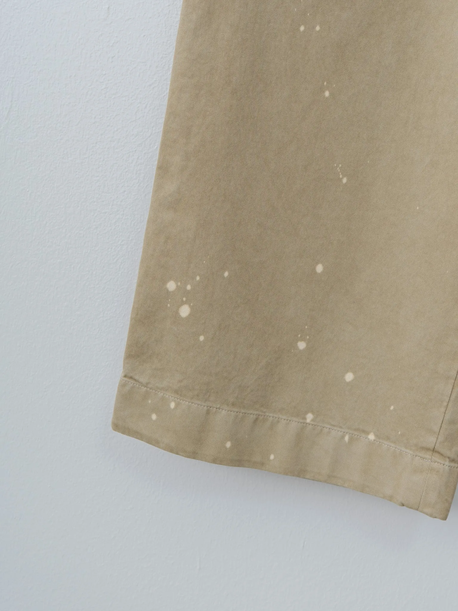 Garment-Dyed Finx Light Chino One-Tuck Wide Pants - Beige sold by Namu Shop product image thumbnail 5