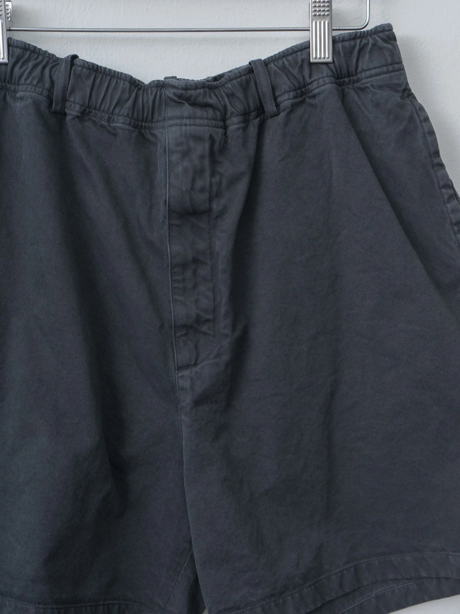 Garment-Dyed Finx Light Chino Shorts - Black sold by Namu Shop product image thumbnail 4