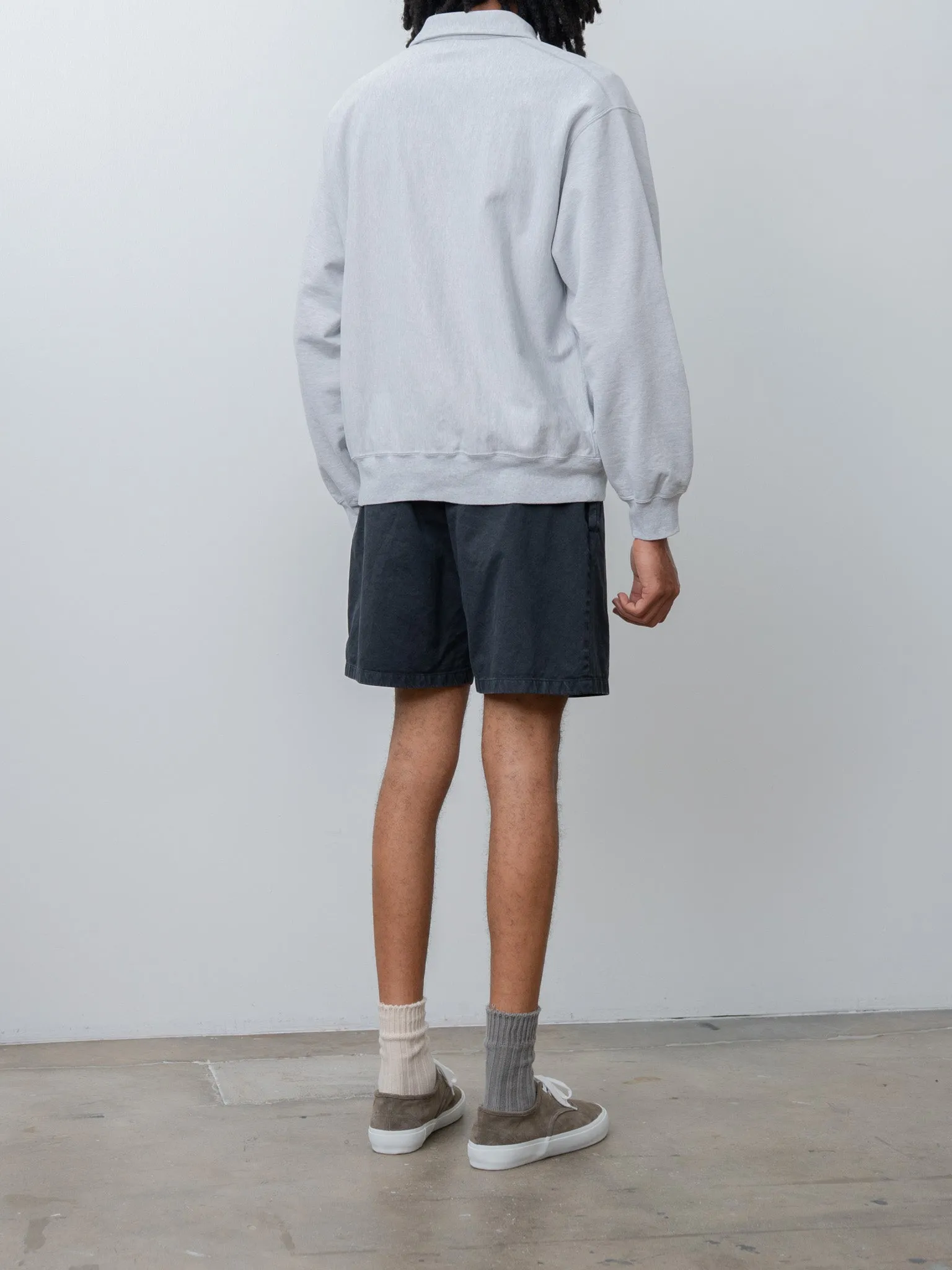 Garment-Dyed Finx Light Chino Shorts - Black sold by Namu Shop product image thumbnail 3