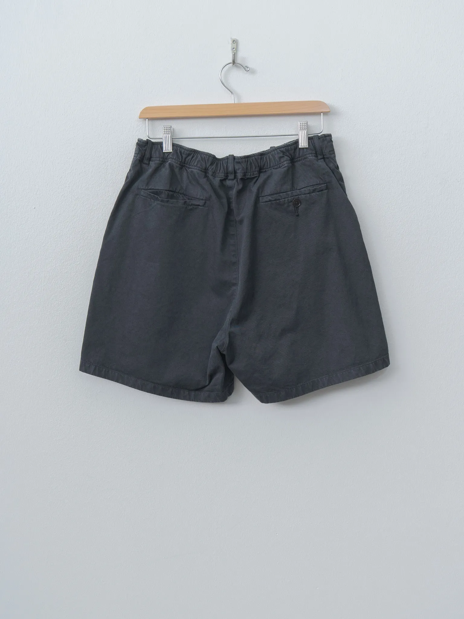 Garment-Dyed Finx Light Chino Shorts - Black sold by Namu Shop product image thumbnail 5