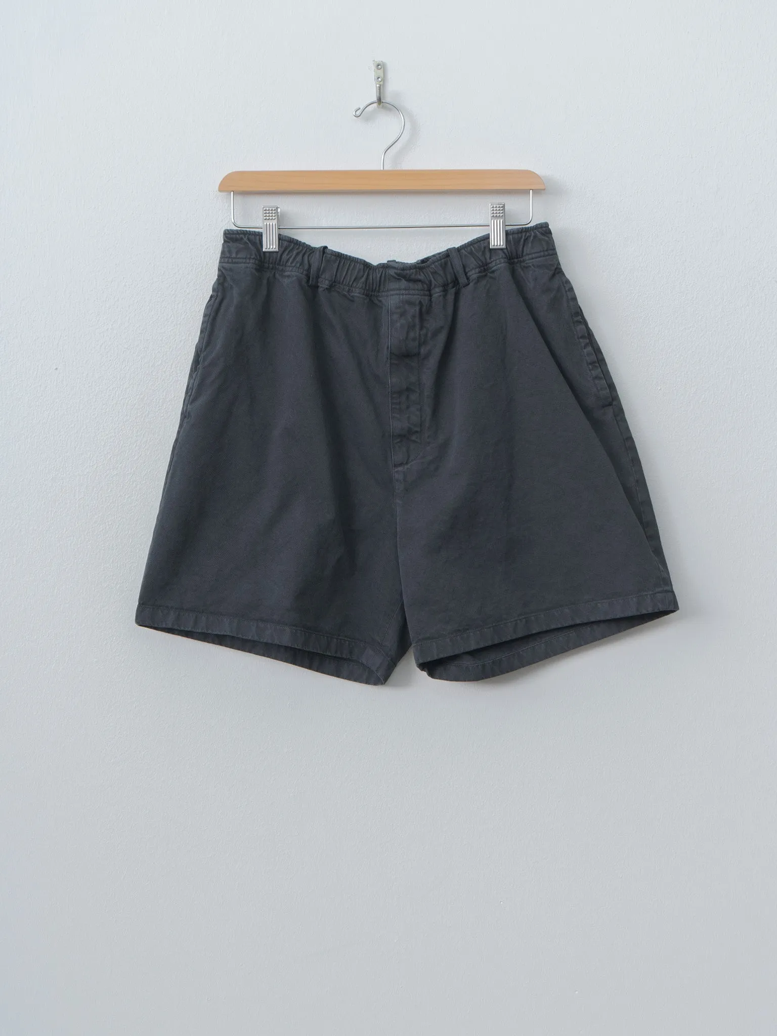 Garment-Dyed Finx Light Chino Shorts - Black sold by Namu Shop