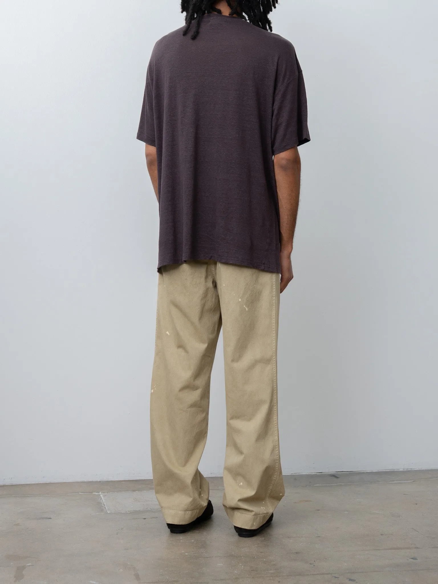 Linen T-Shirt - Brown sold by Namu Shop product image thumbnail 3