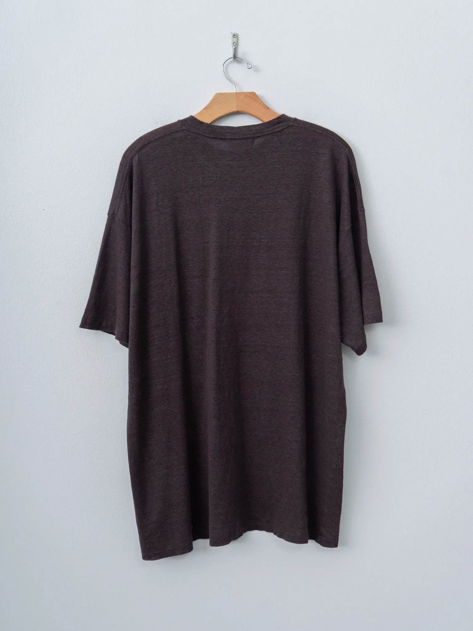 Linen T-Shirt - Brown sold by Namu Shop product image thumbnail 5