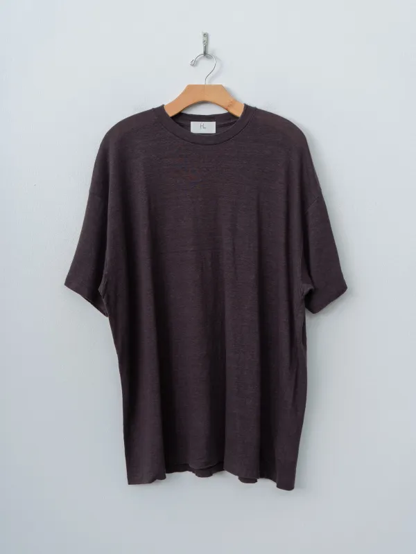 Linen T-Shirt - Brown made by Herill