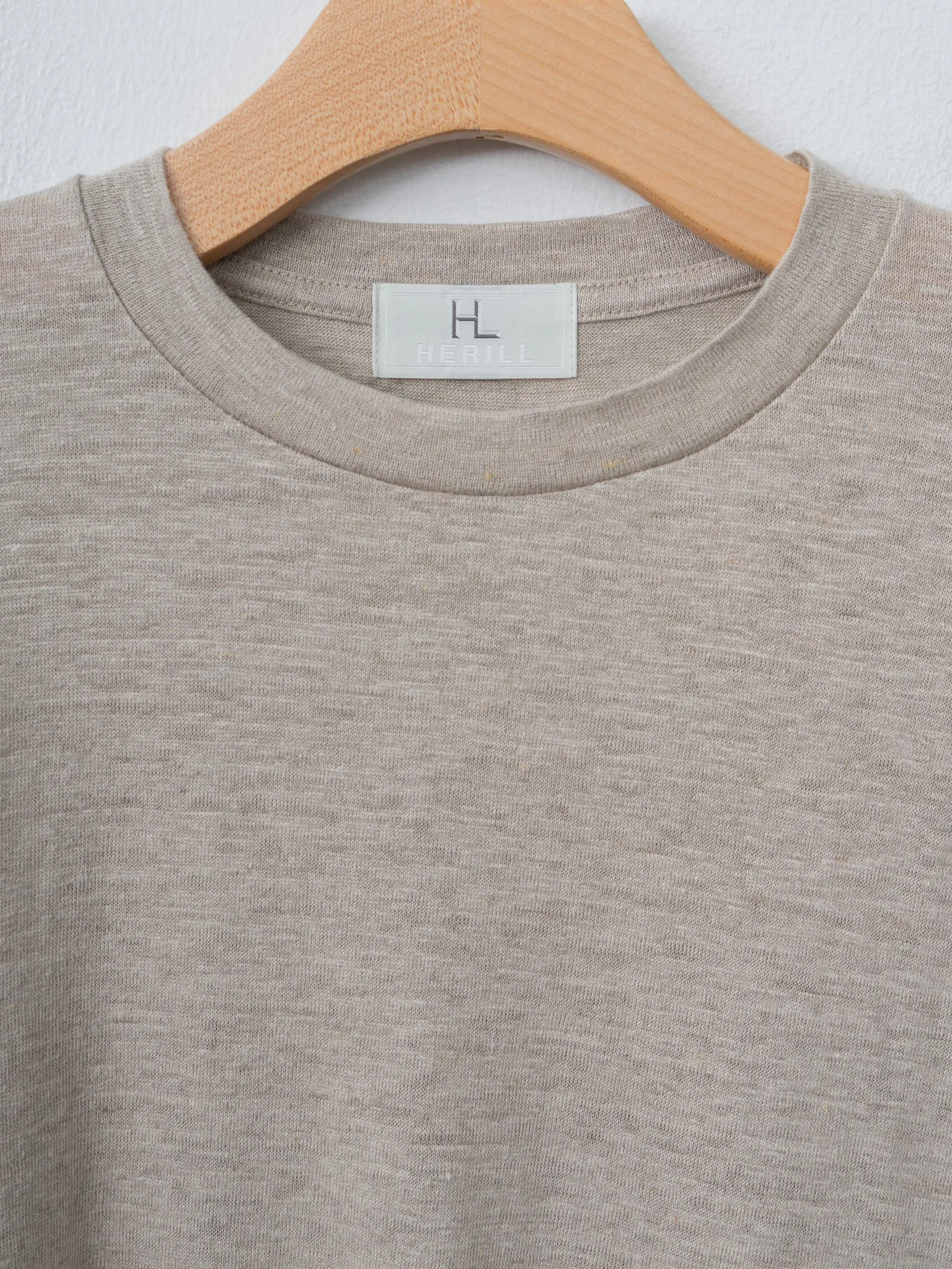 Linen T-Shirt - Natural sold by Namu Shop product image thumbnail 4
