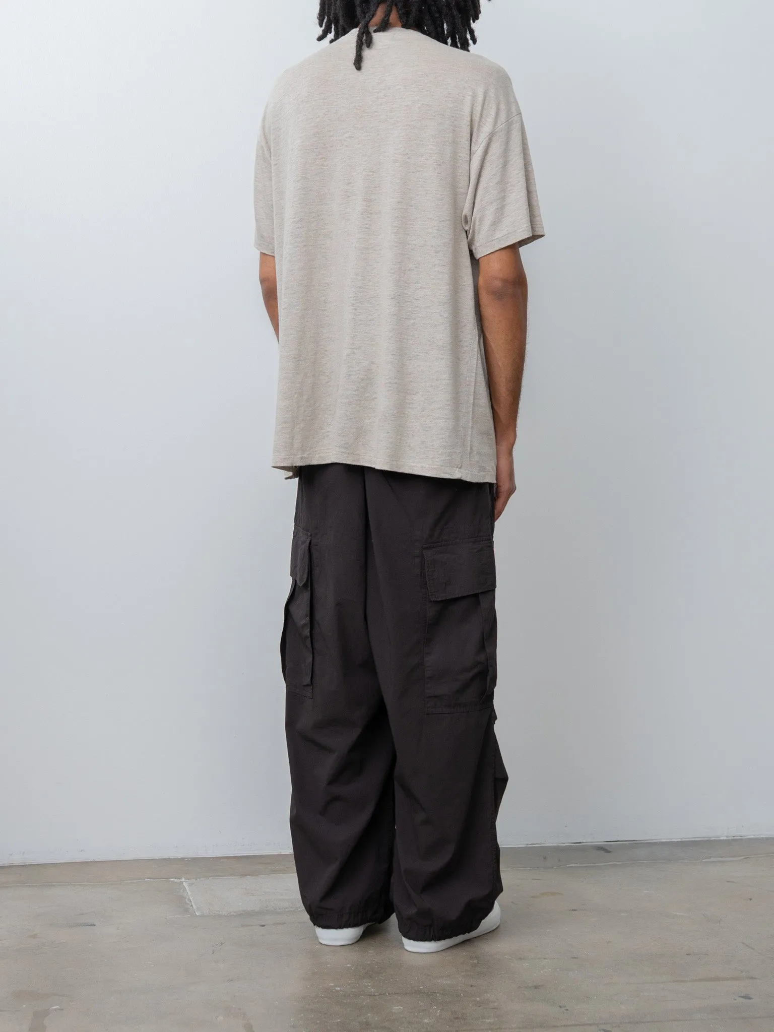 Linen T-Shirt - Natural sold by Namu Shop product image thumbnail 3