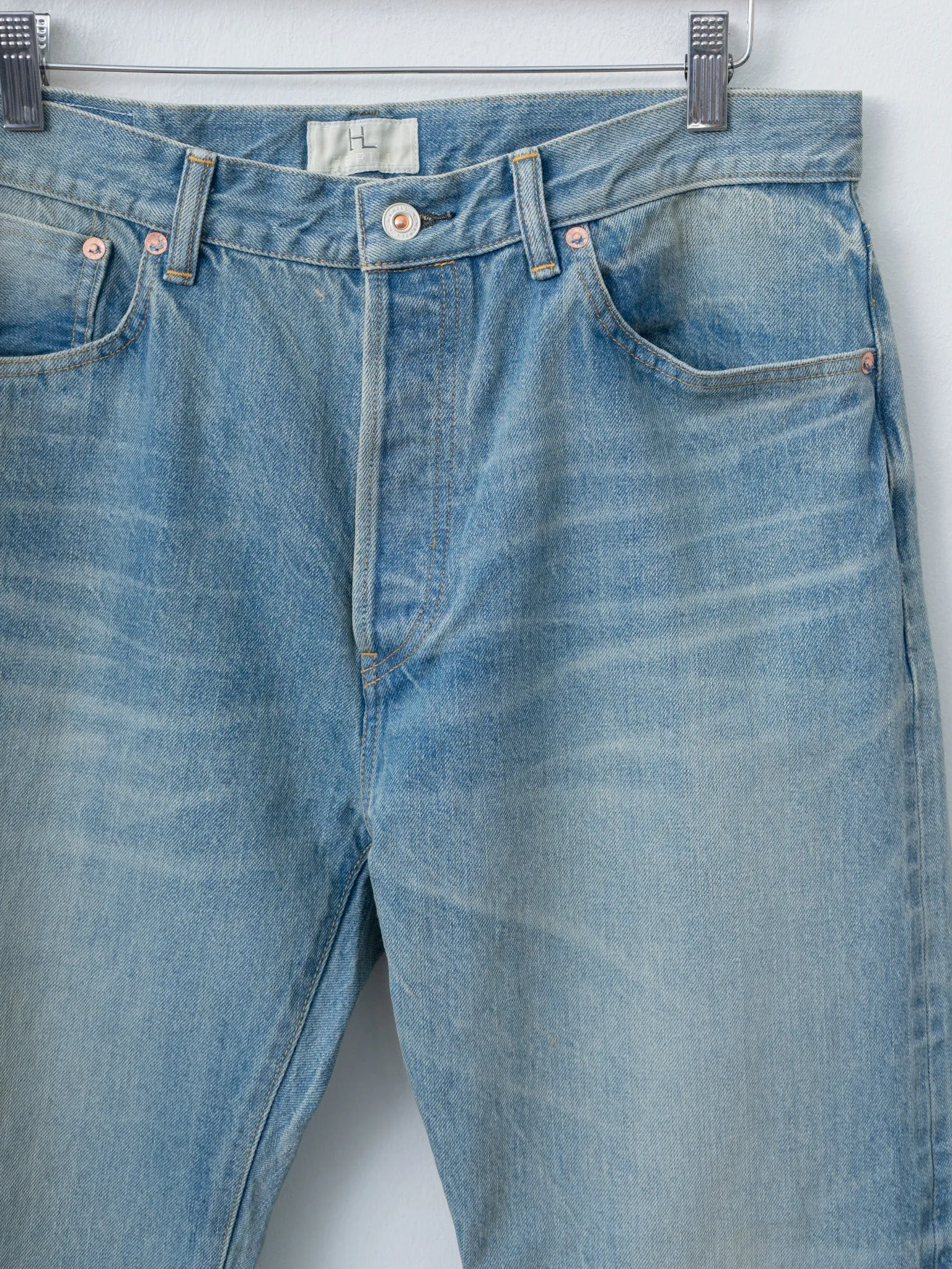 HL Regular Denim - Light Vintage Worn sold by Namu Shop product image thumbnail 4