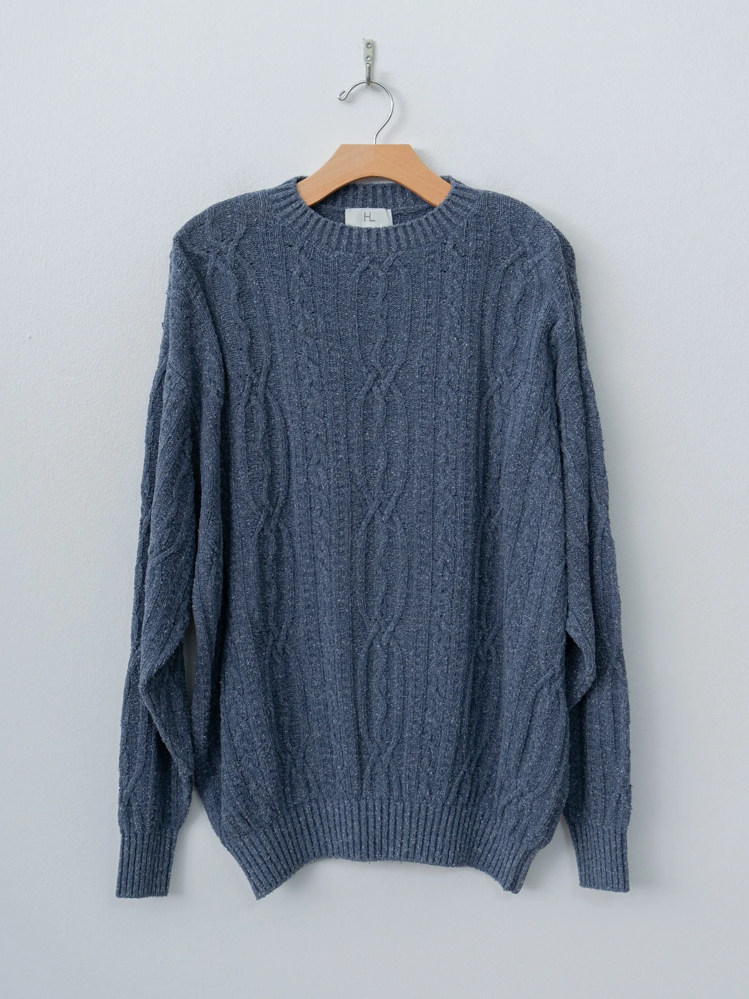 Silknep Cable Sweater - Indigo sold by Namu Shop