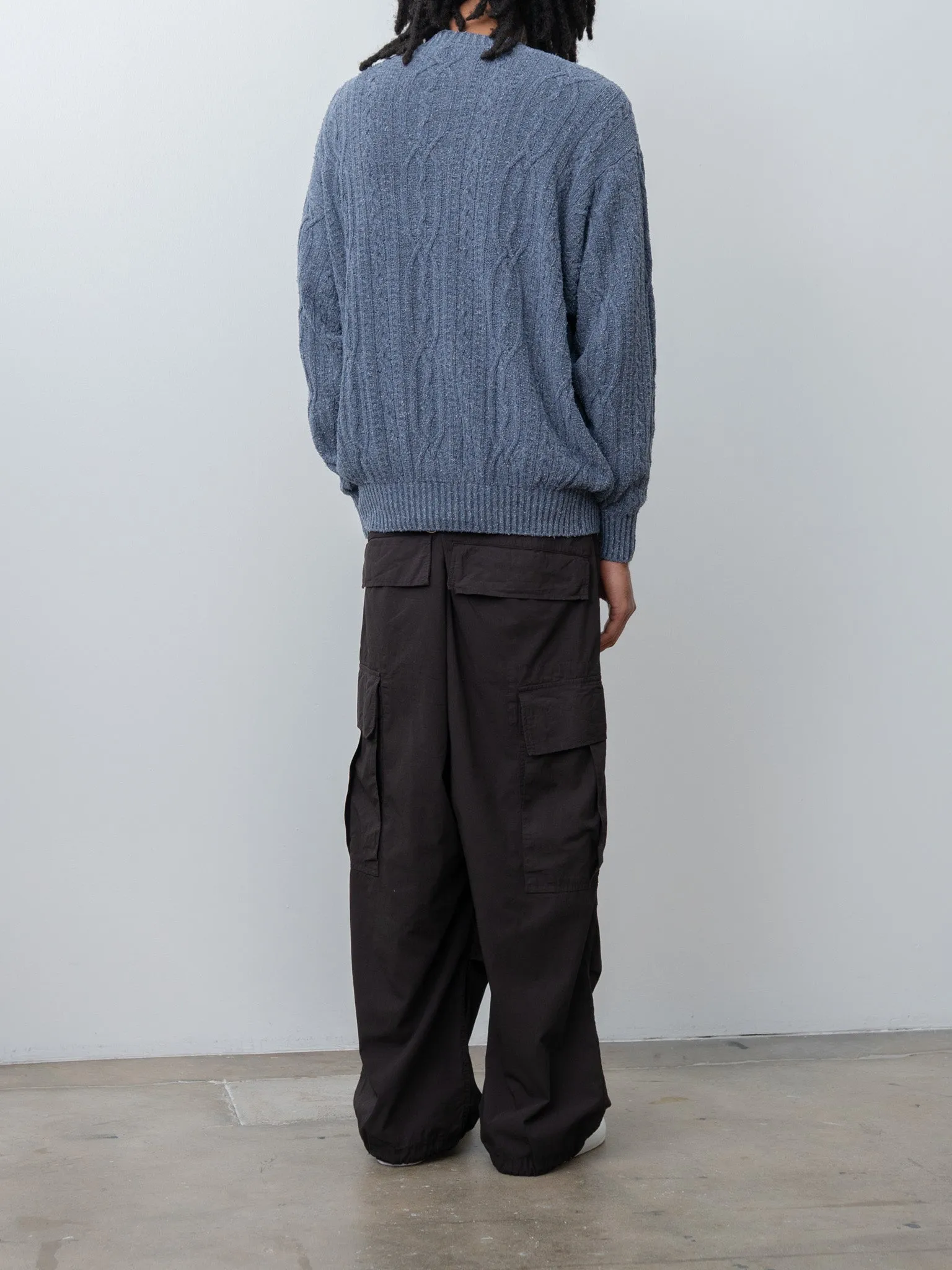 Silknep Cable Sweater - Indigo sold by Namu Shop product image thumbnail 3