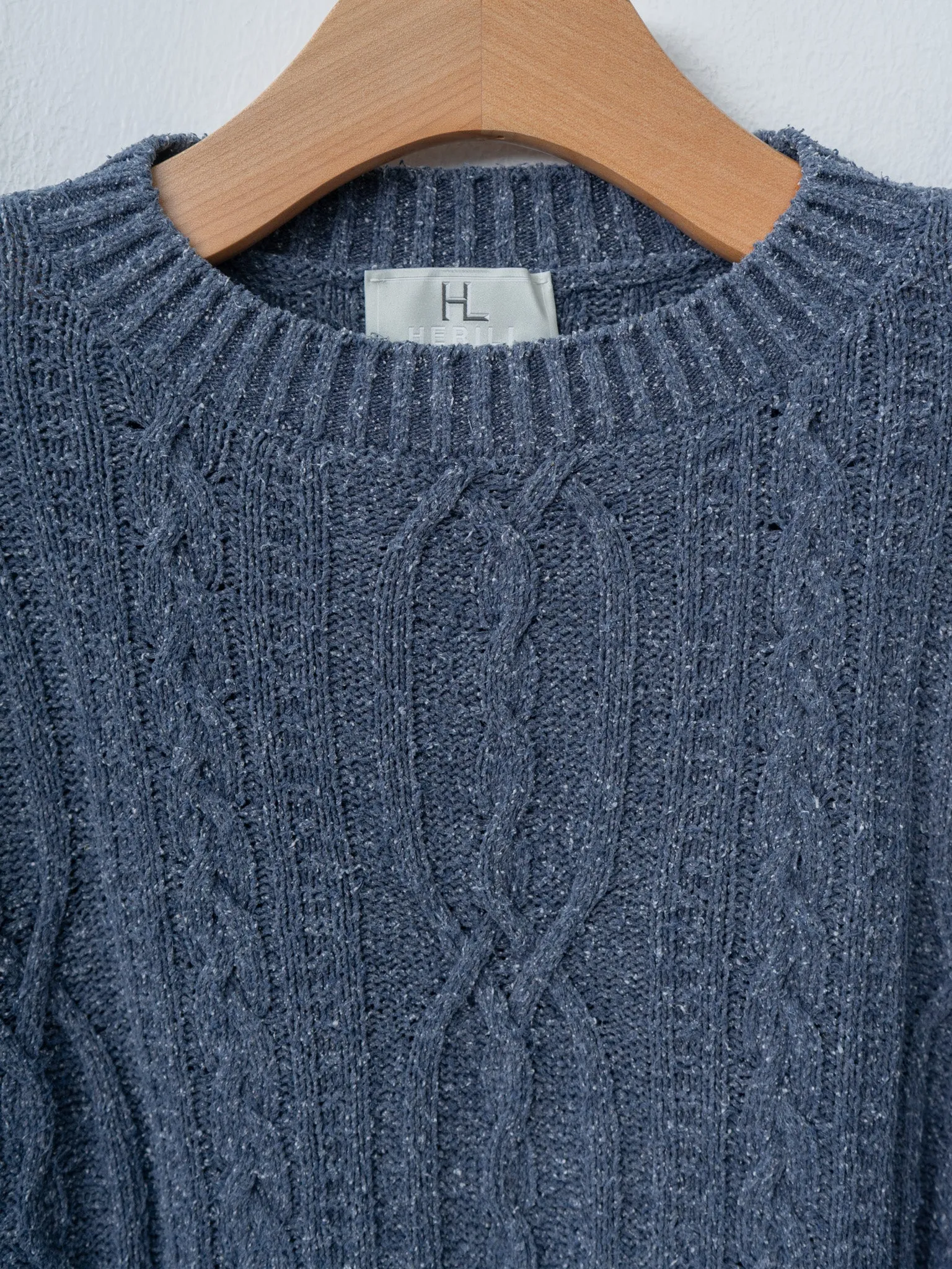 Silknep Cable Sweater - Indigo sold by Namu Shop product image thumbnail 4