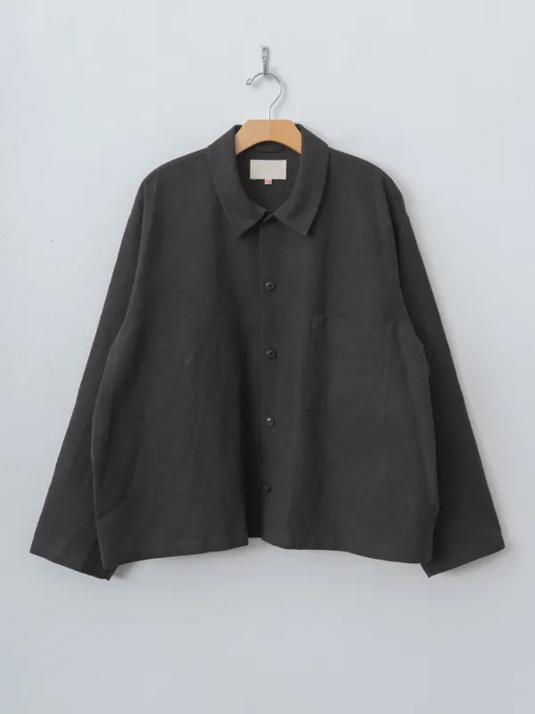 Work Blouse - Brown made by Yoko Sakamoto