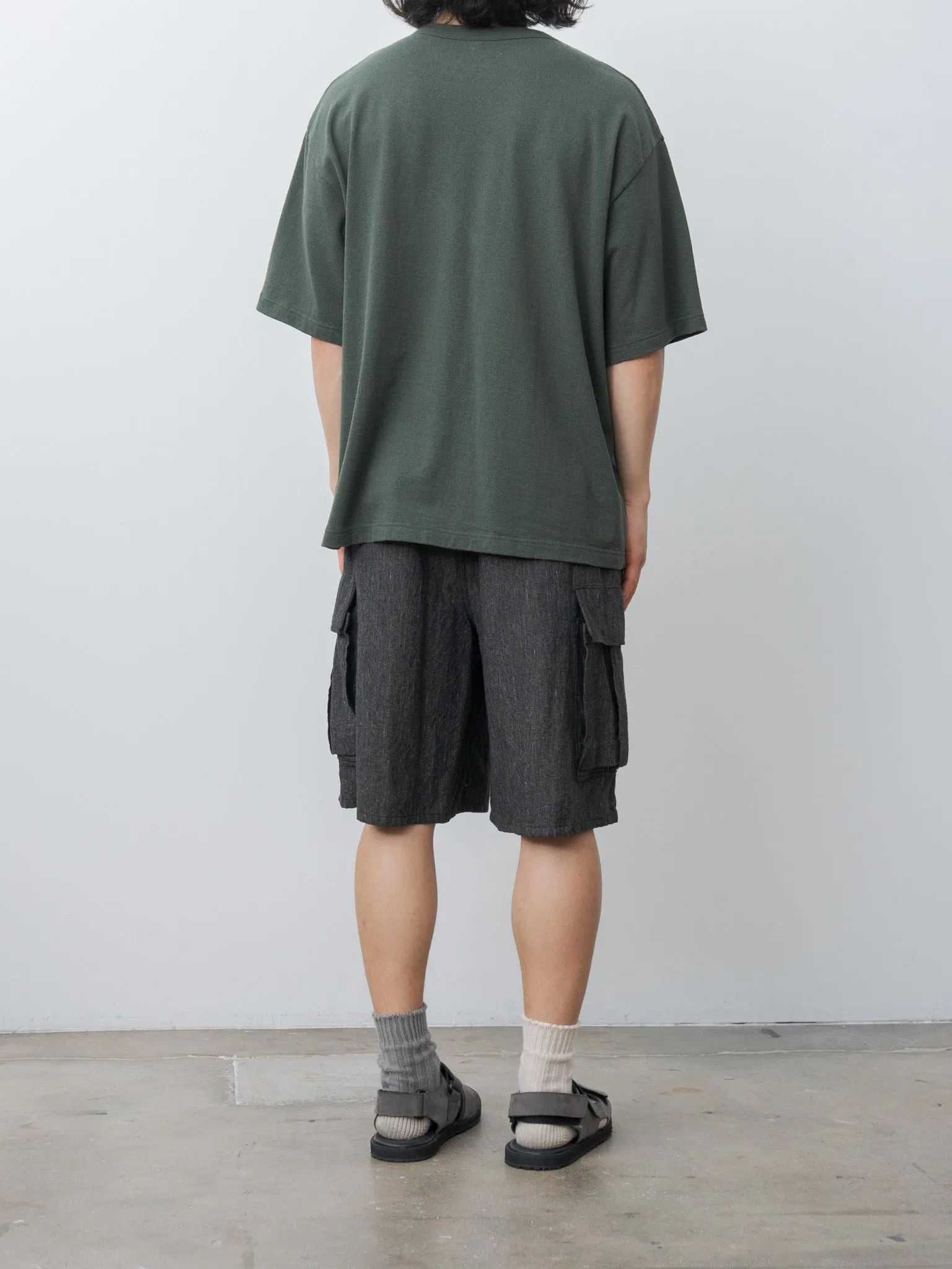 Cotton Mix Nep 6P Shorts - Black sold by Namu Shop product image thumbnail 4