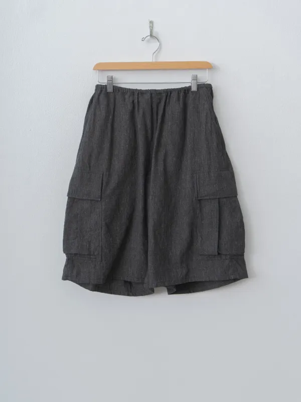 Cotton Mix Nep 6P Shorts - Black made by Blurhms