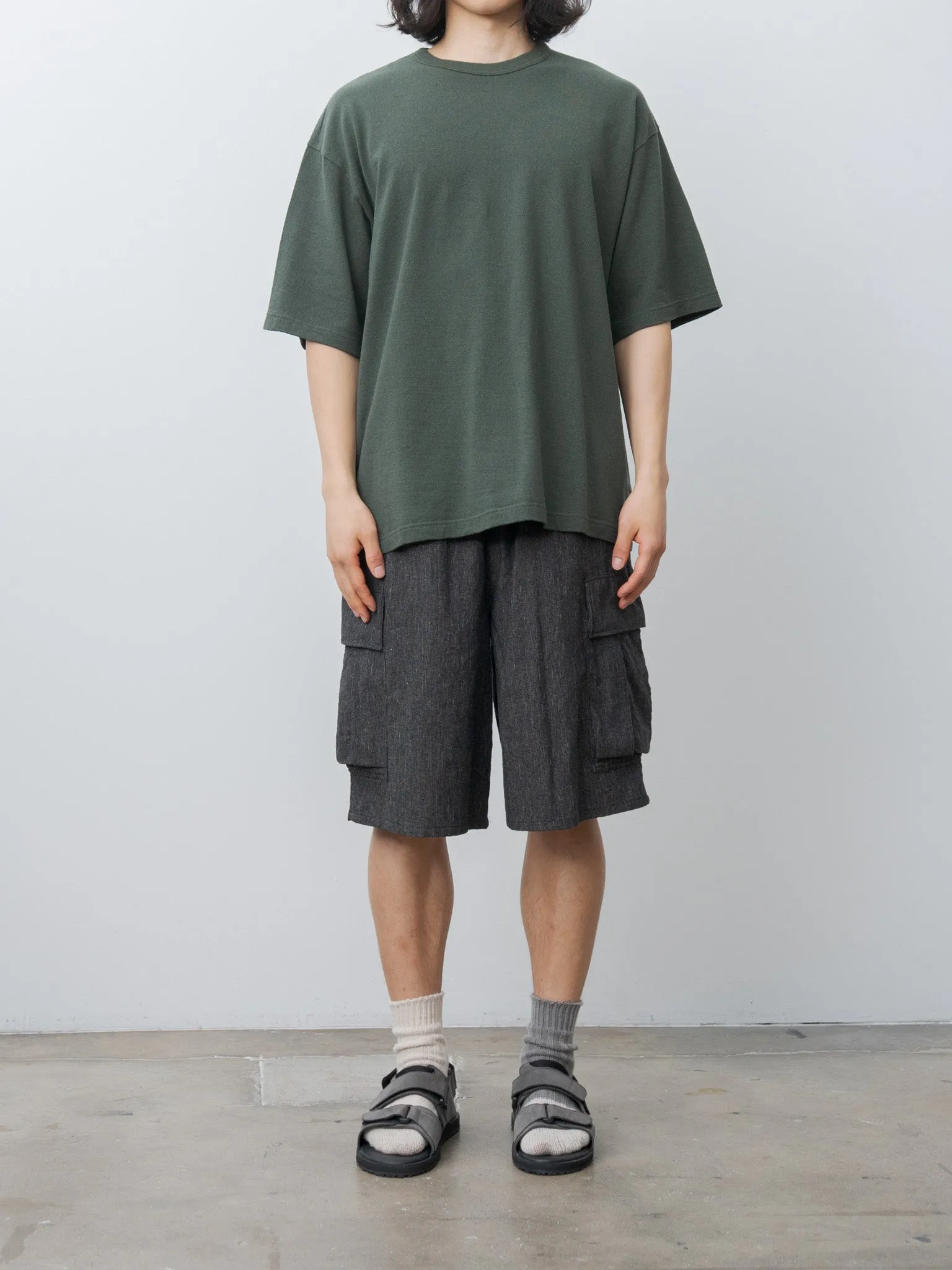 Co/Silk S/S Nep Tee - Khaki Green sold by Namu Shop product image thumbnail 2