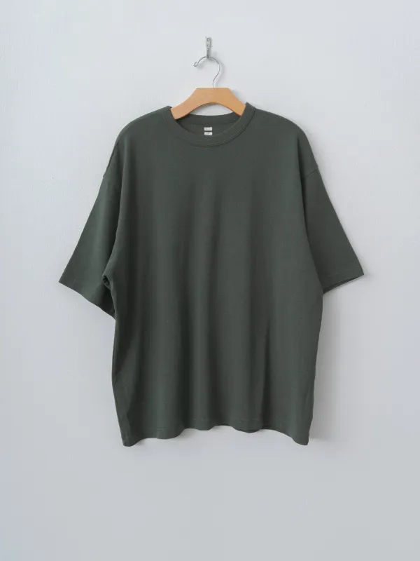 Co/Silk S/S Nep Tee - Khaki Green made by Blurhms