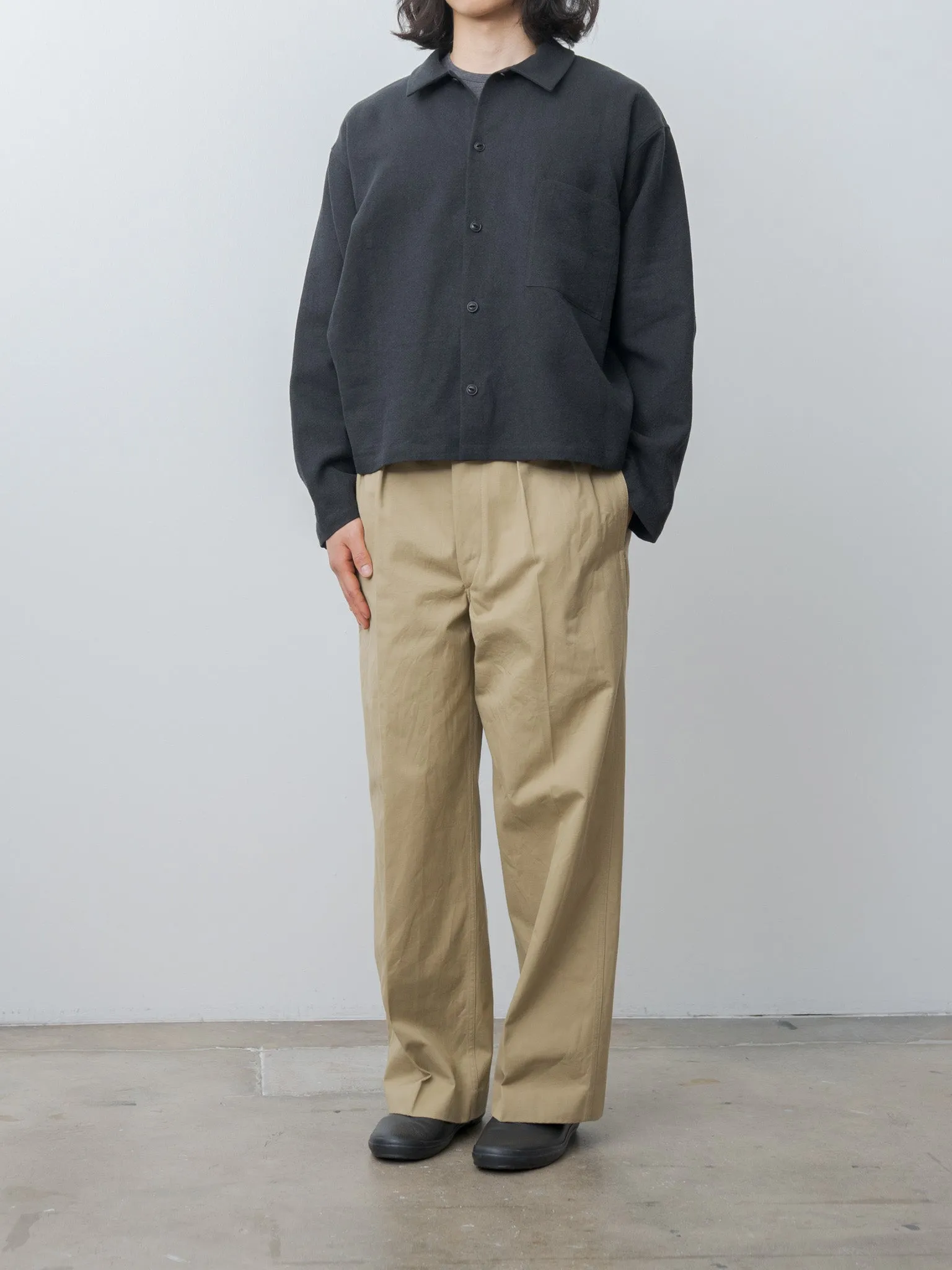 52 Wide Chino Pants - Beige sold by Namu Shop product image thumbnail 4