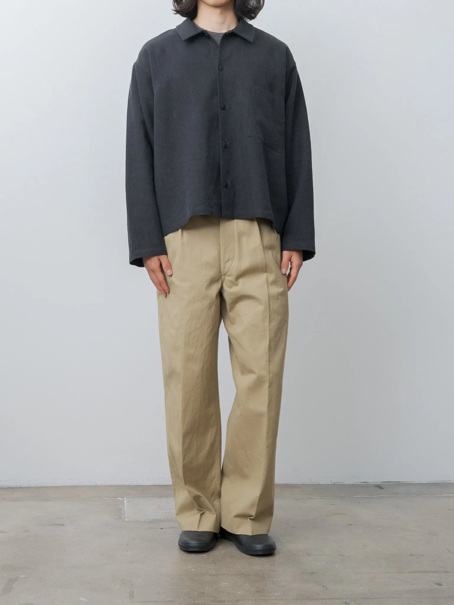 52 Wide Chino Pants - Beige sold by Namu Shop product image thumbnail 2