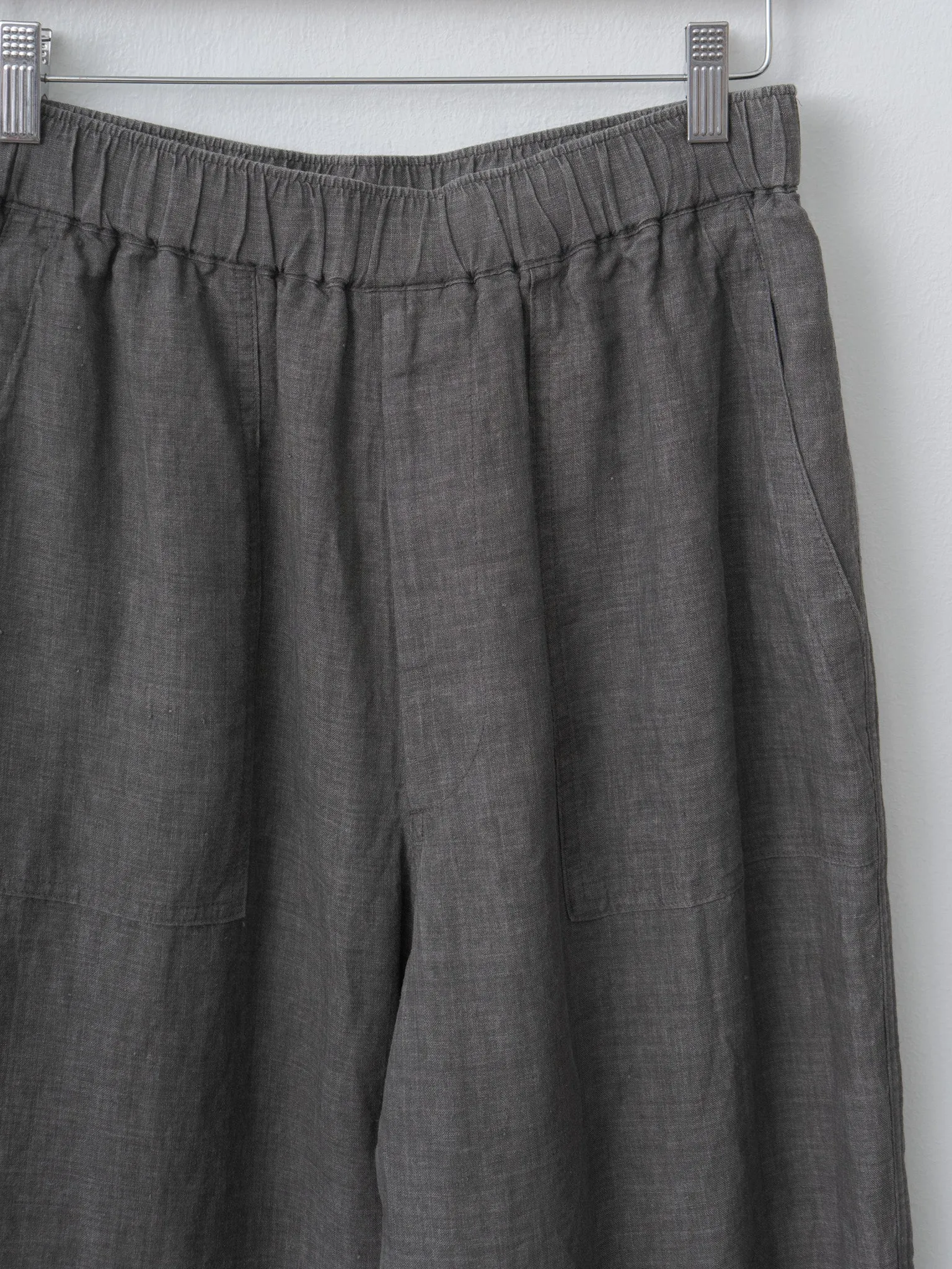 Linen Poplin Trousers - Sumi sold by Namu Shop product image thumbnail 5