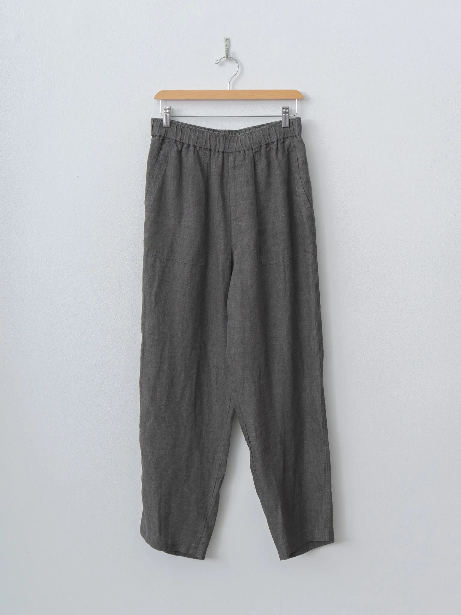 Linen Poplin Trousers - Sumi sold by Namu Shop