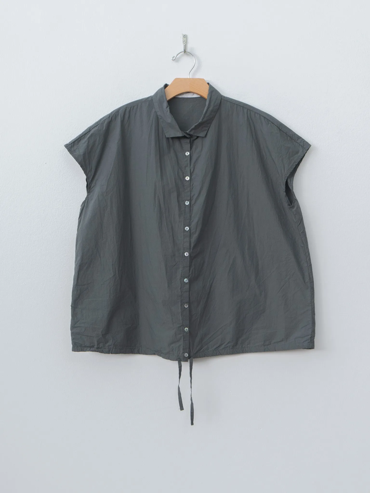 Short Sleeveless Shirt TC - Thyme sold by Namu Shop