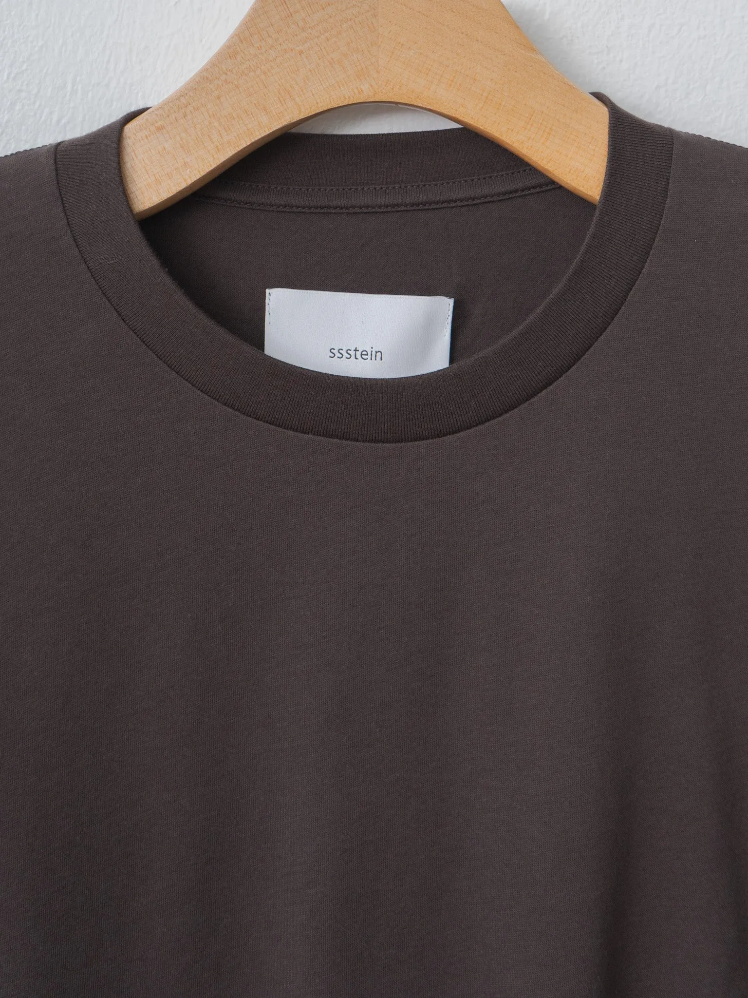 Suvin Cotton Basic Tee - Dark Brown sold by Namu Shop product image thumbnail 5