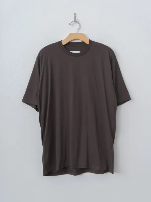 Suvin Cotton Basic Tee - Dark Brown made by ssstein