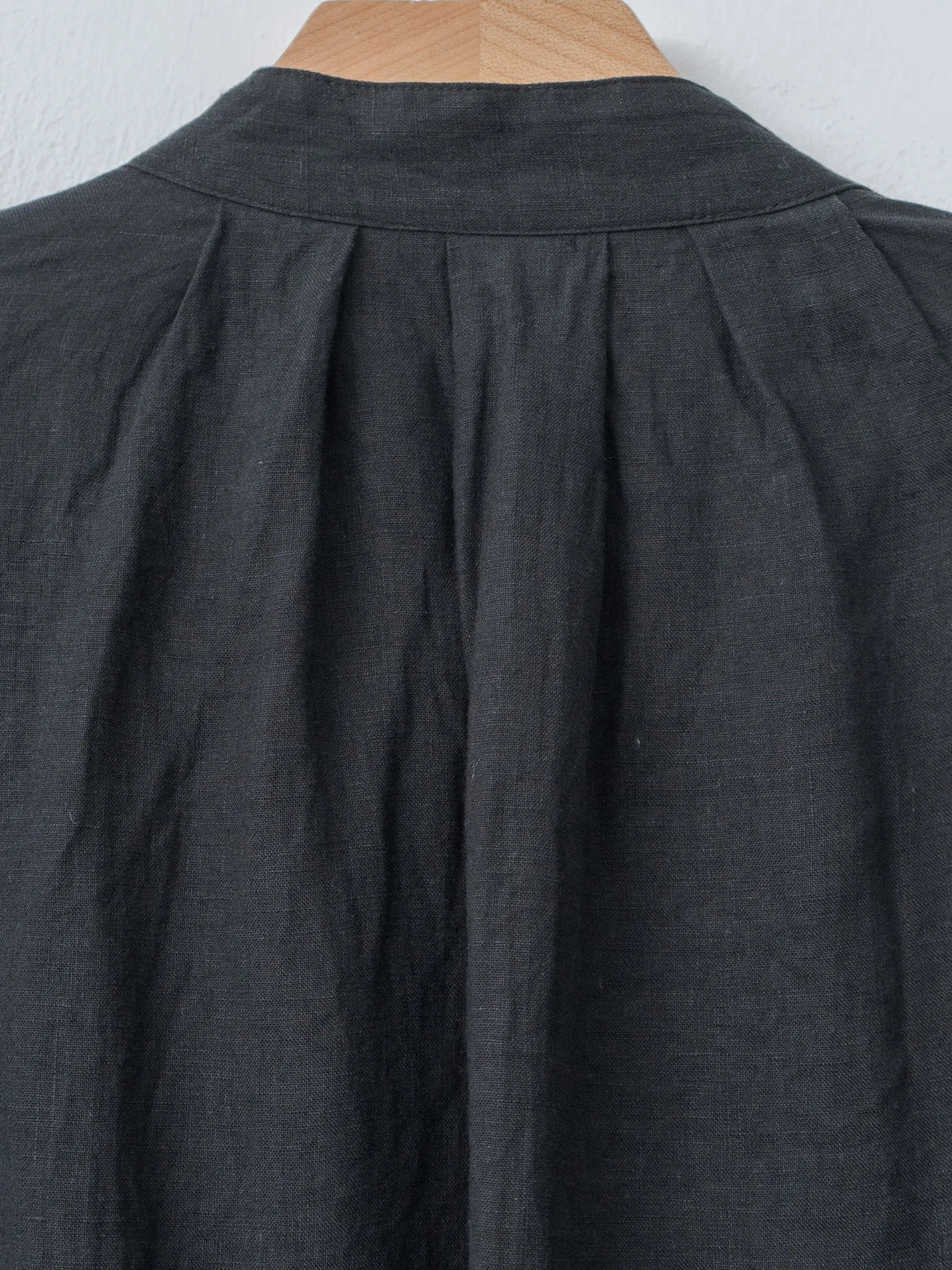 French Linen Shirt - Black sold by Namu Shop product image thumbnail 4