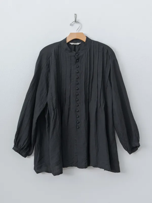 French Linen Shirt - Black made by Namu Shop