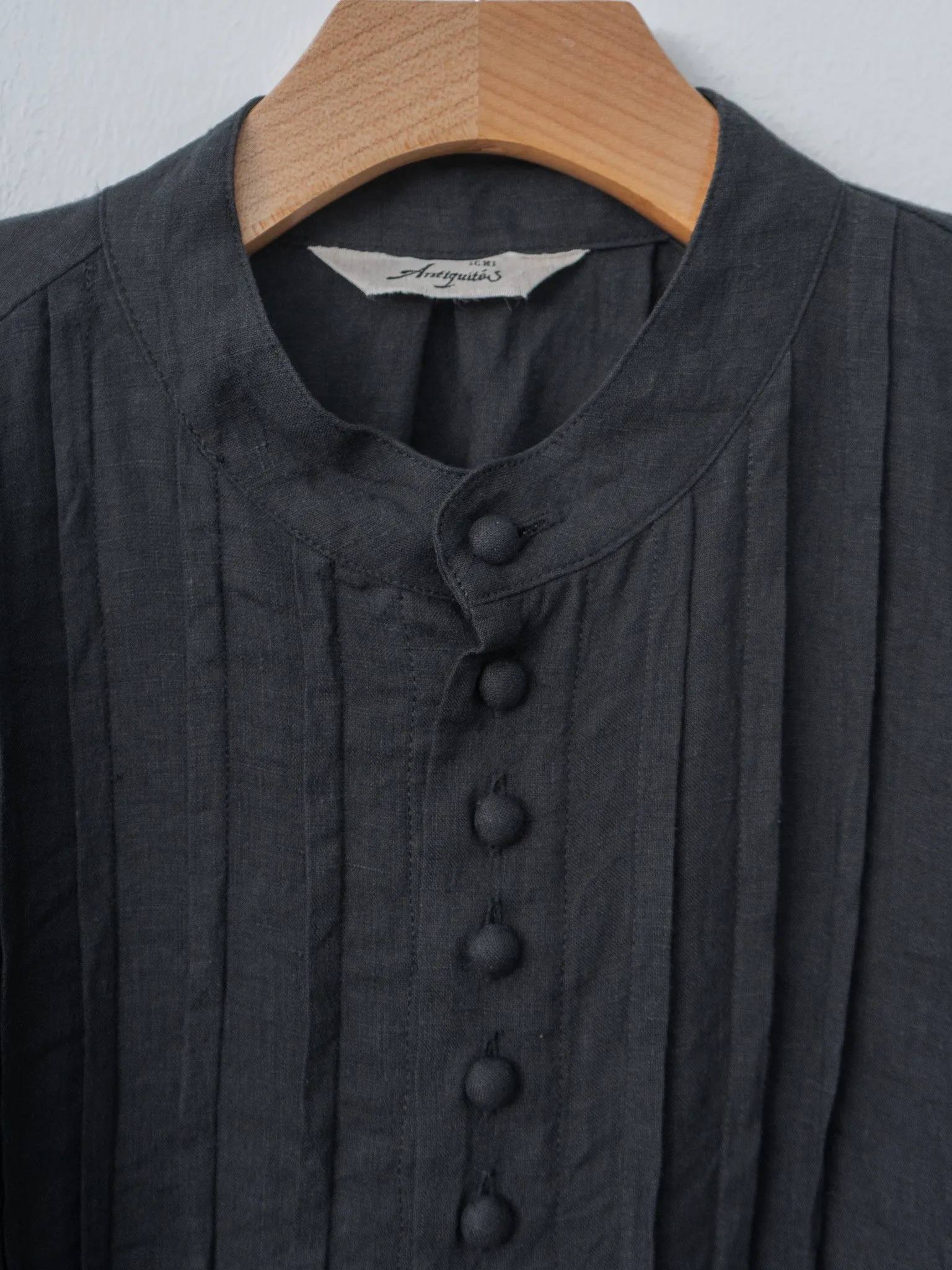 French Linen Shirt - Black sold by Namu Shop product image thumbnail 2