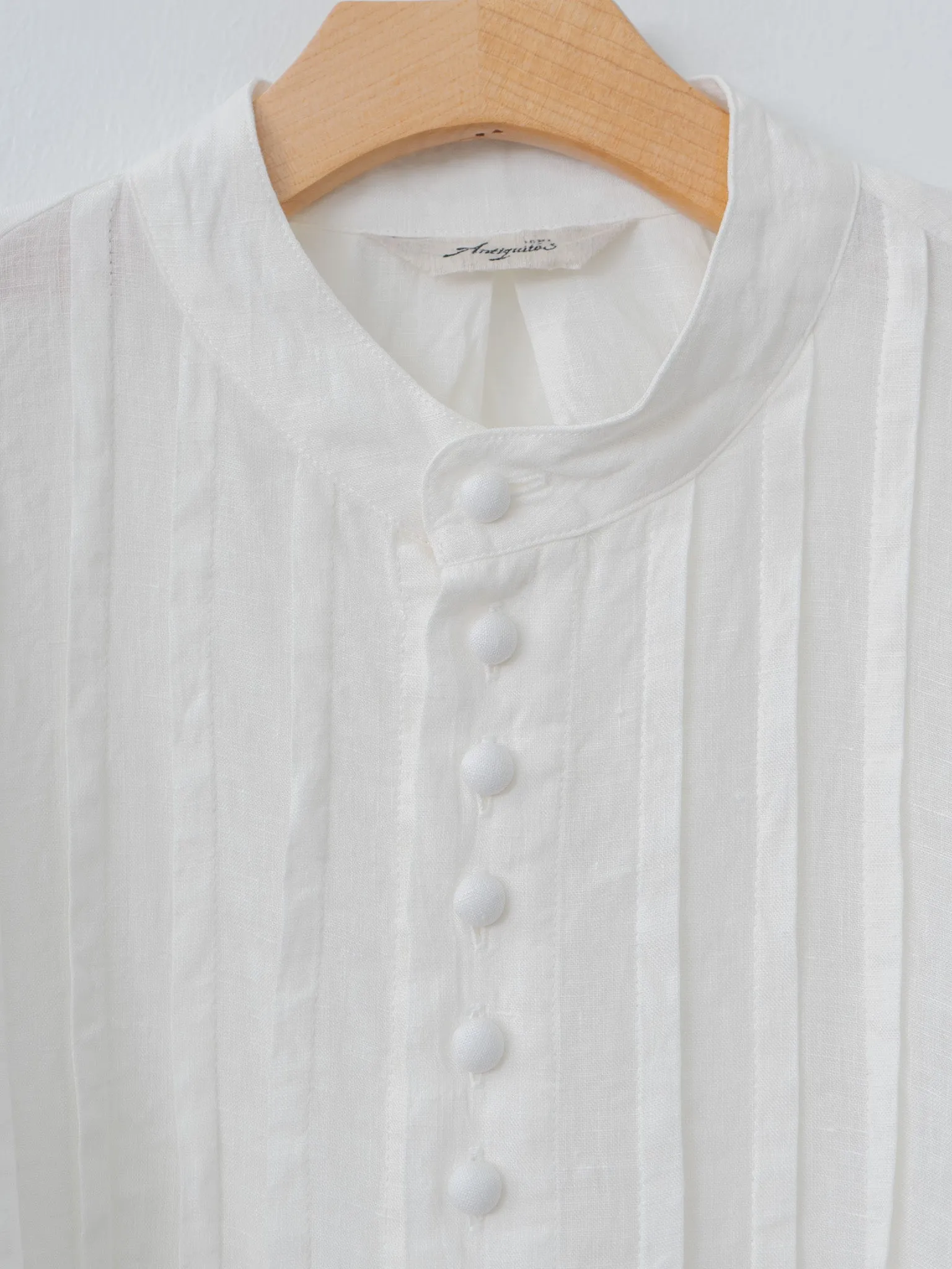 French Linen Shirt - White sold by Namu Shop product image thumbnail 5