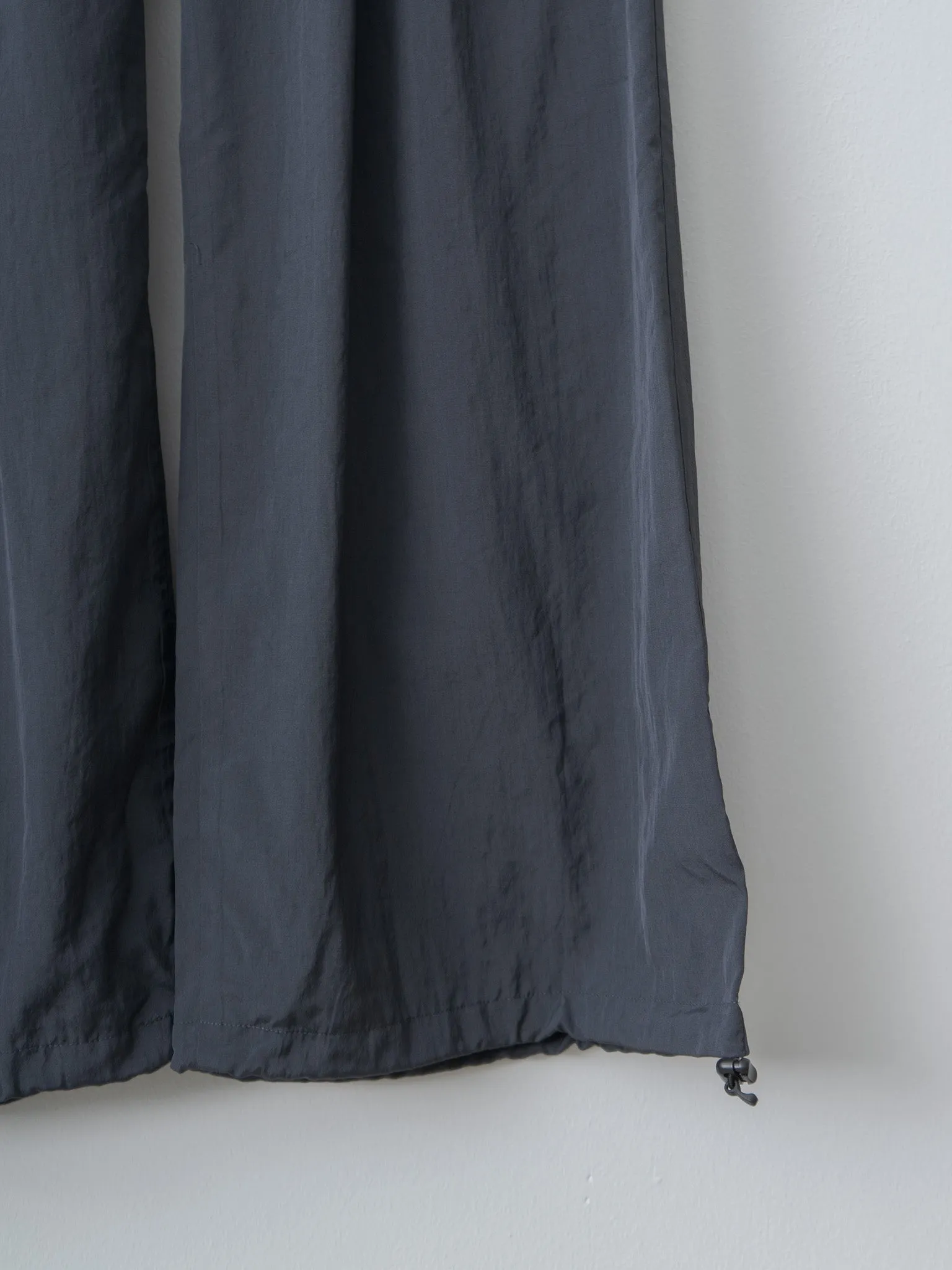Silk Nylon 2Pleated Easy Pants - Dusty Navy sold by Namu Shop product image thumbnail 5