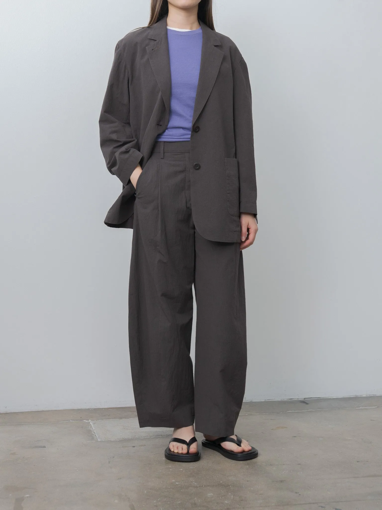 Two Button Blazer - Espresso sold by Namu Shop product image thumbnail 2