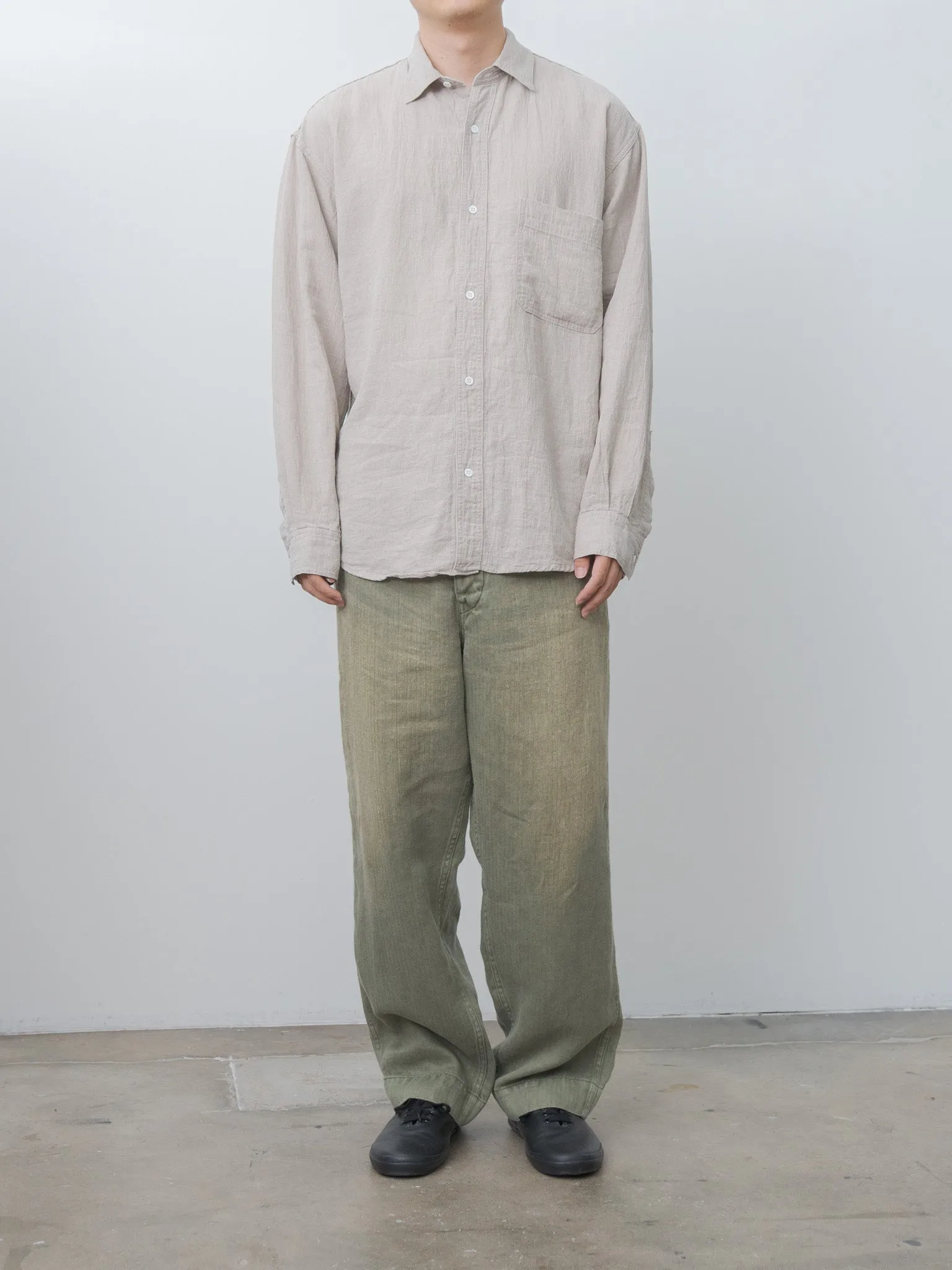 USMC HBT Linen Pants - Olive Drab sold by Namu Shop product image thumbnail 2
