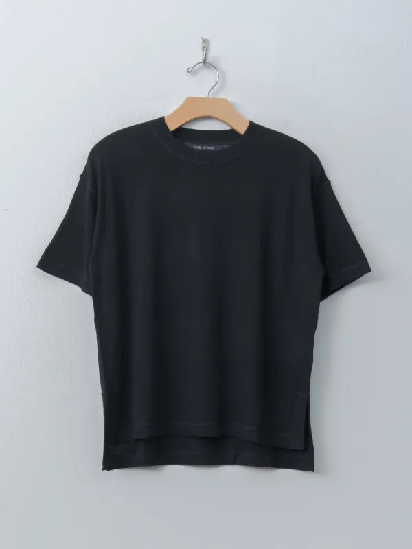 MARTA Merino Wool Tee YFI - Black made by Sofie D'Hoore